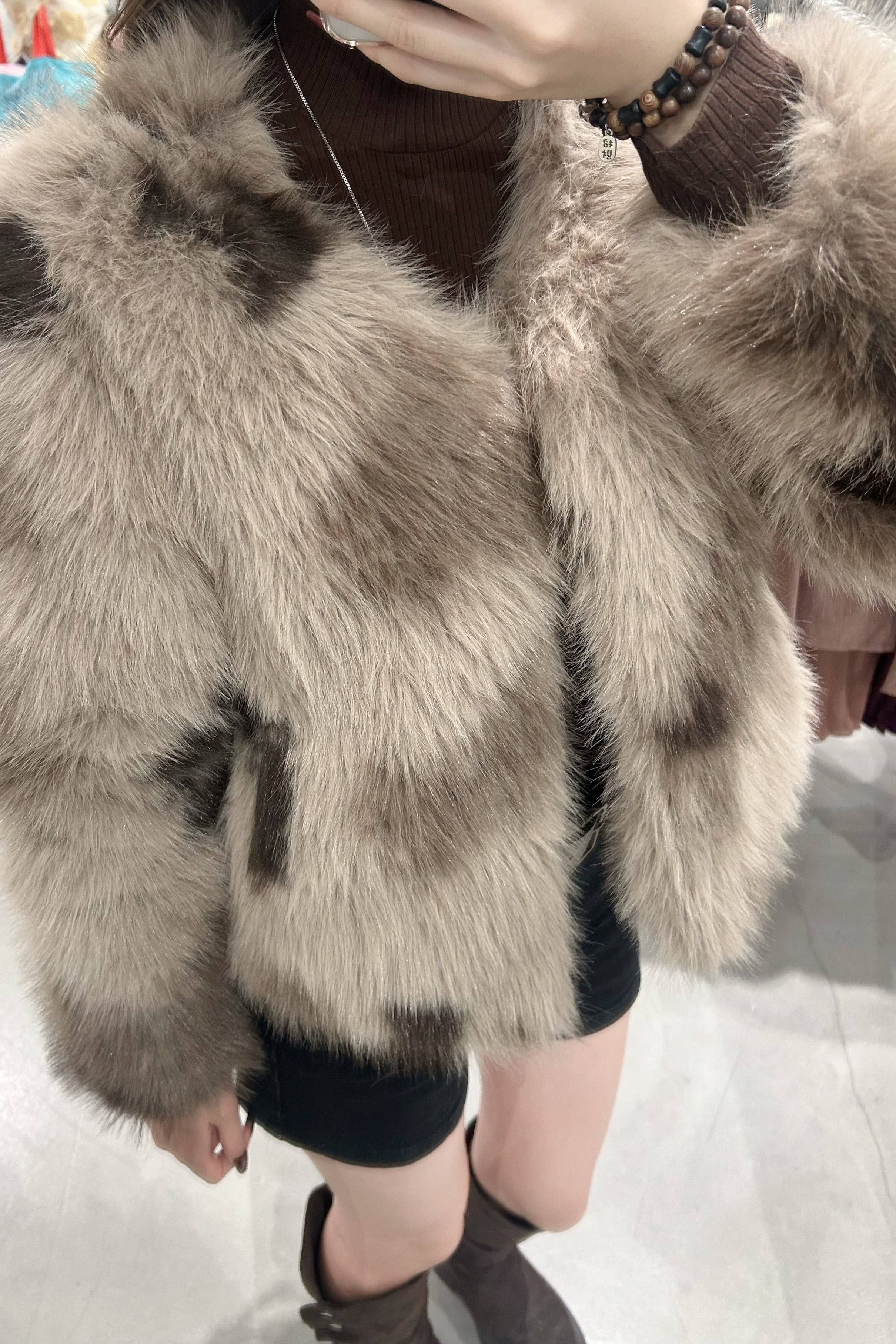 マーブルファーコート KR30088