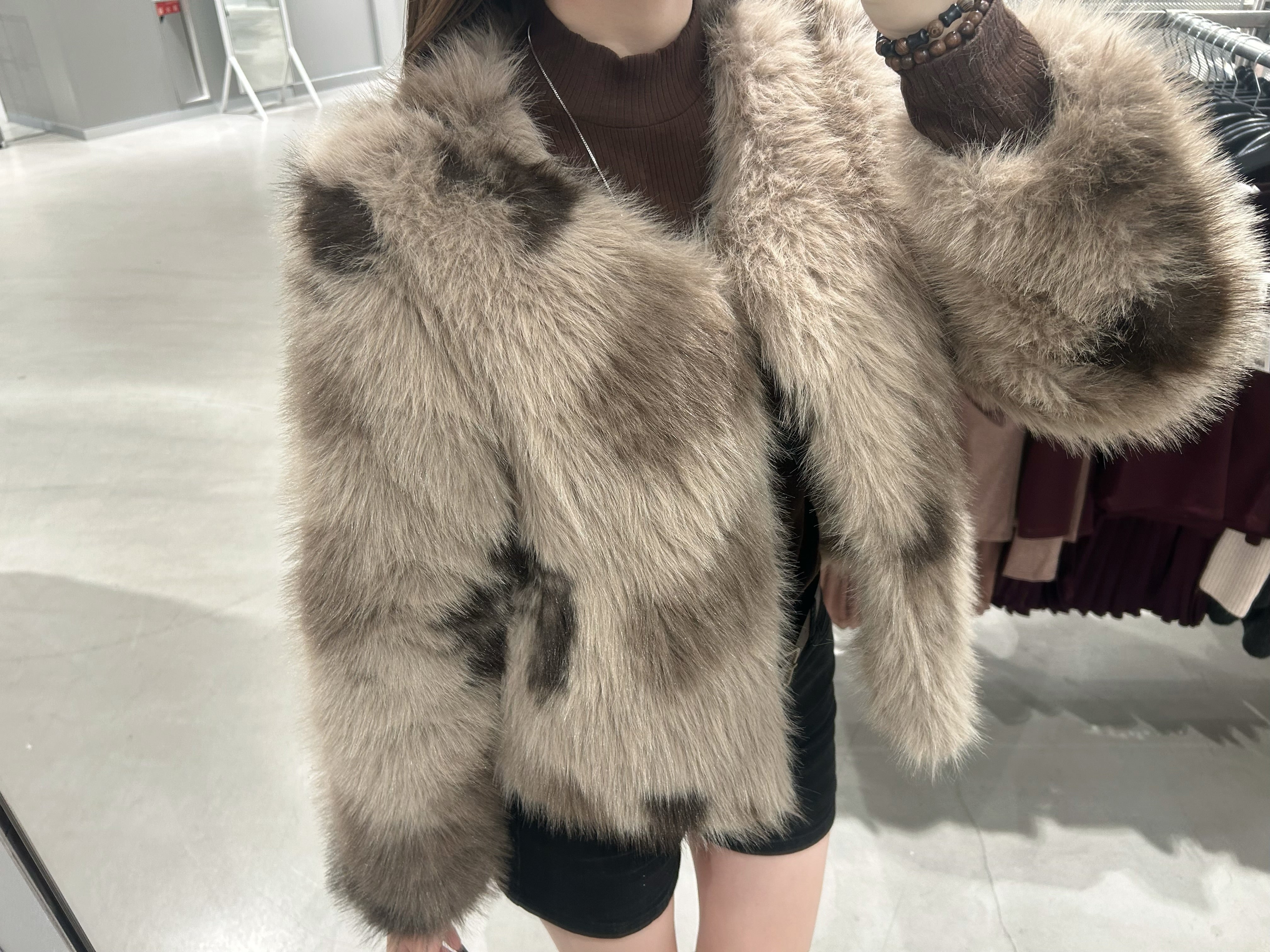 マーブルファーコート KR30088