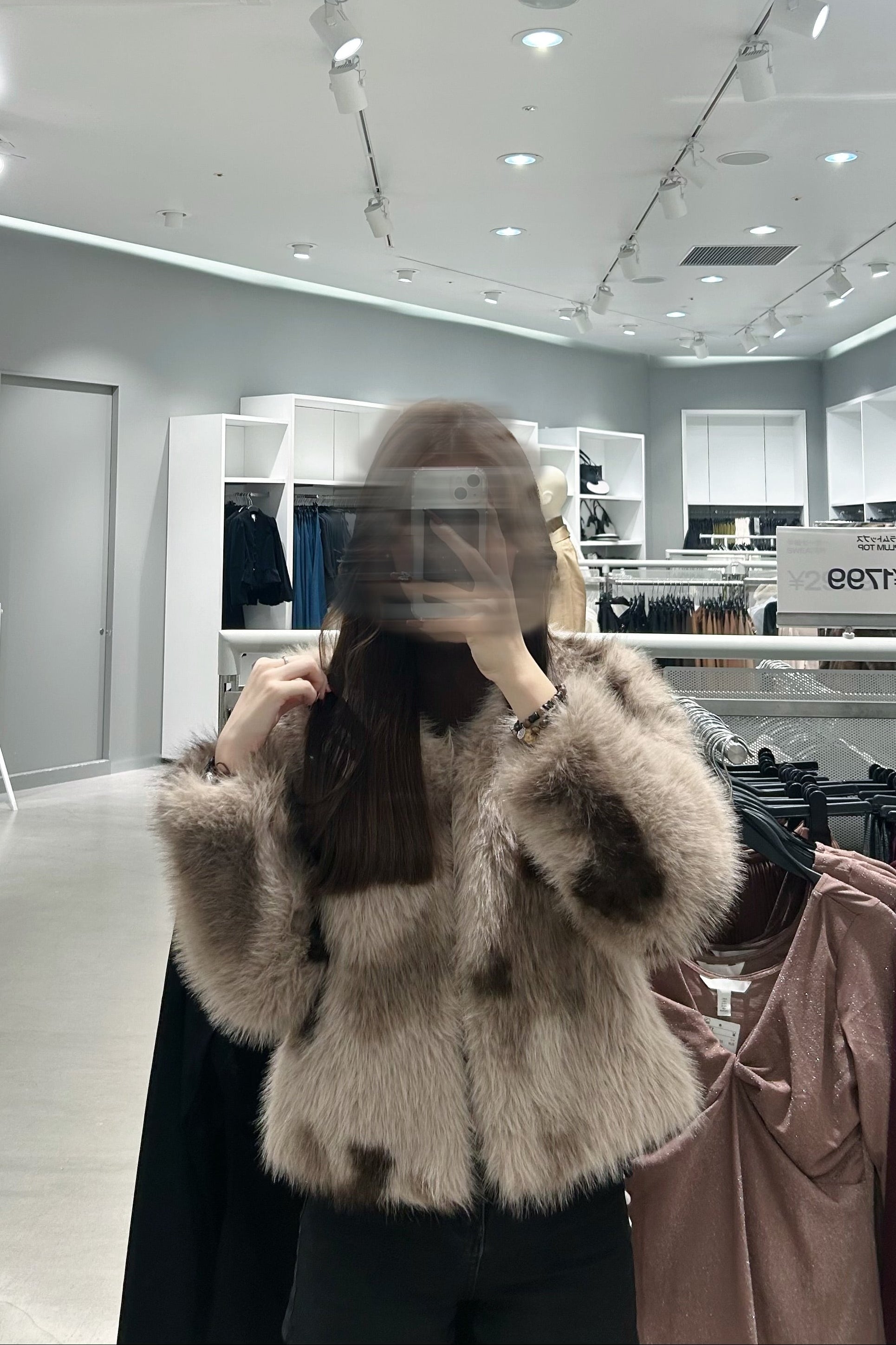 マーブルファーコート KR30088