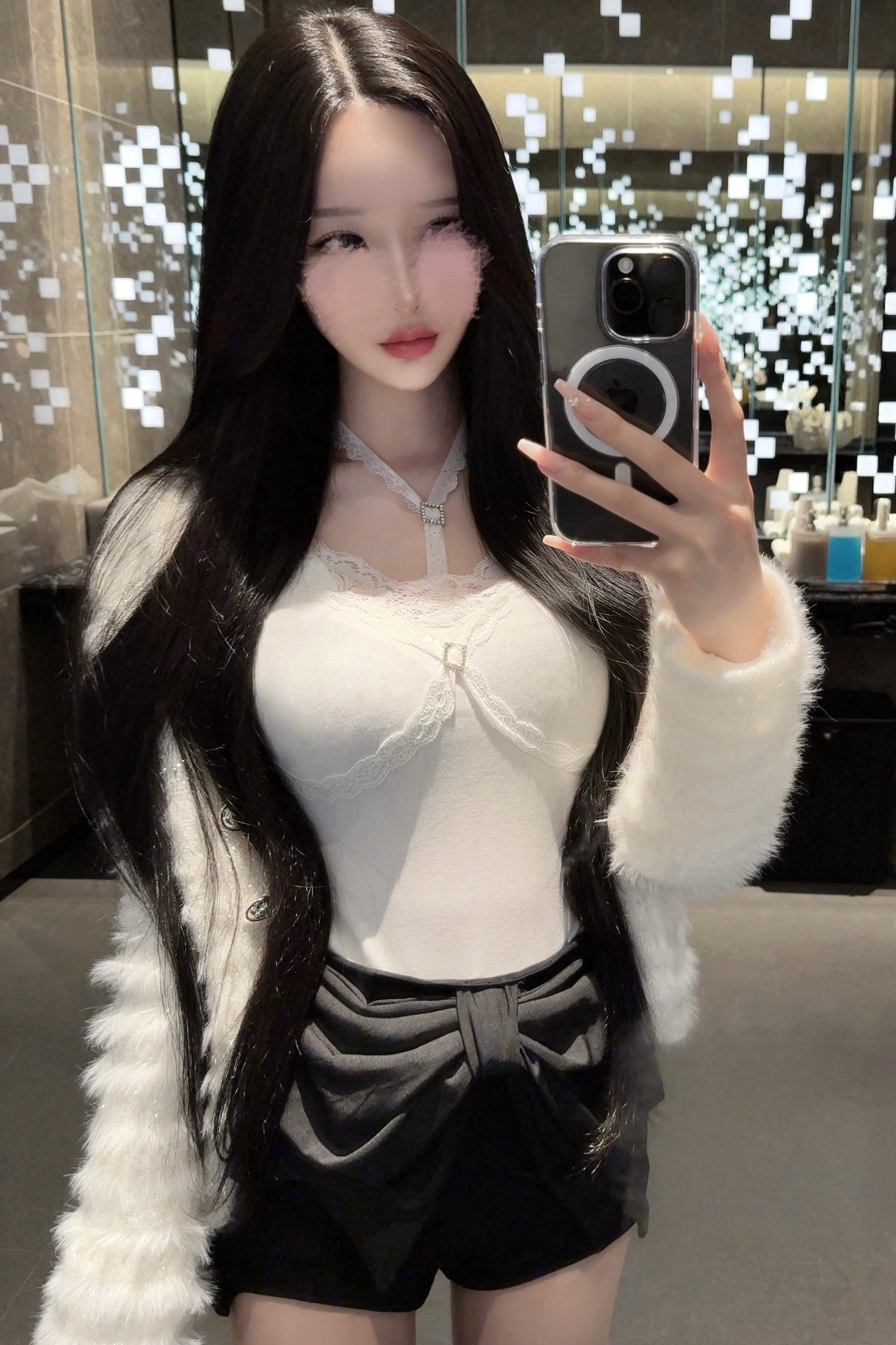 リボンドレープショートパンツ KR11471