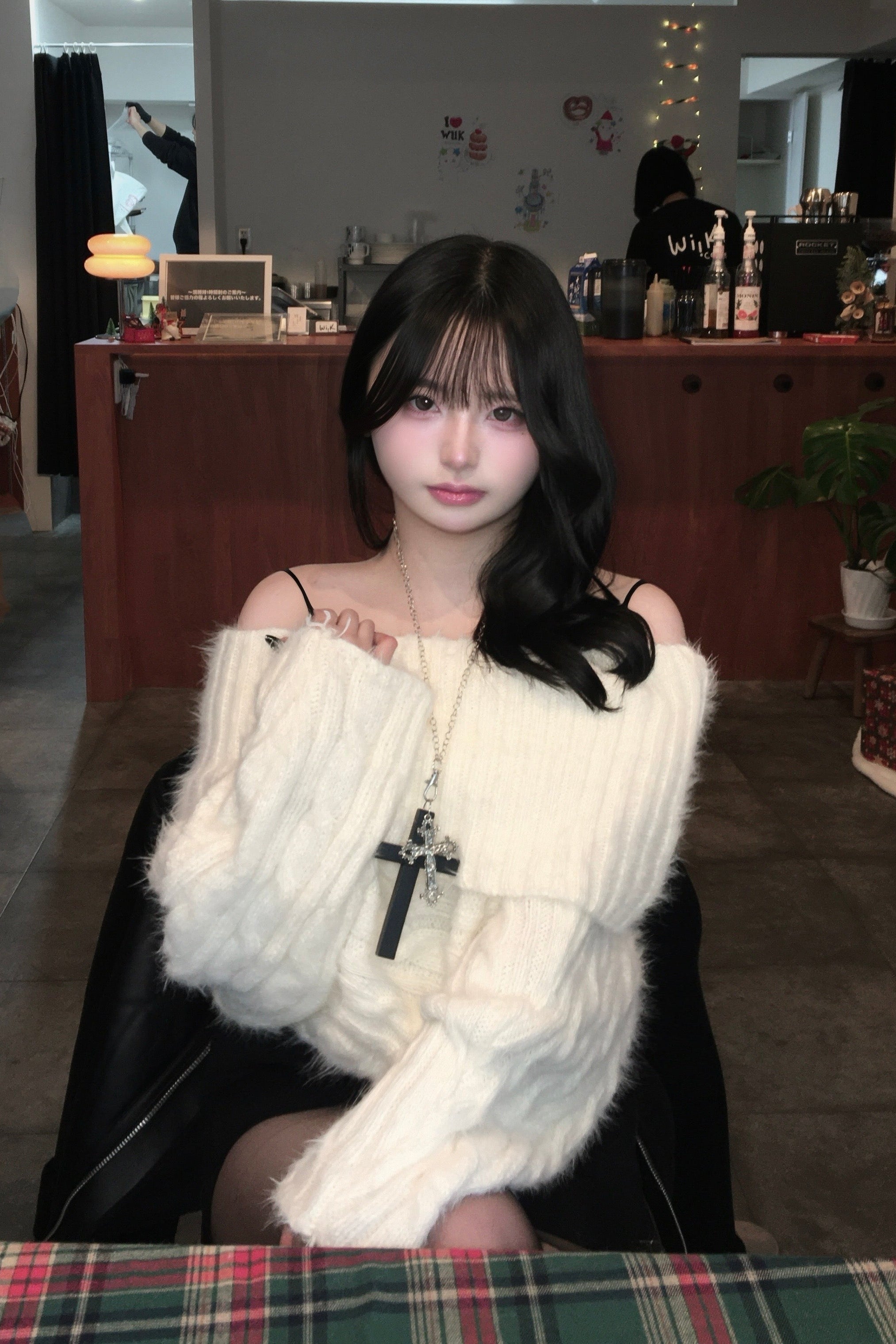 ルーズケーブルニット KR13630