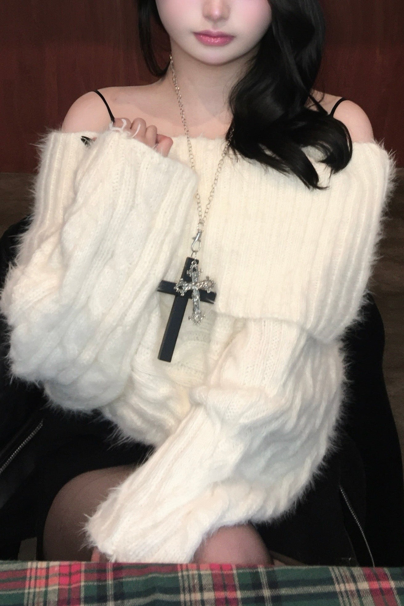 ルーズケーブルニット KR13630