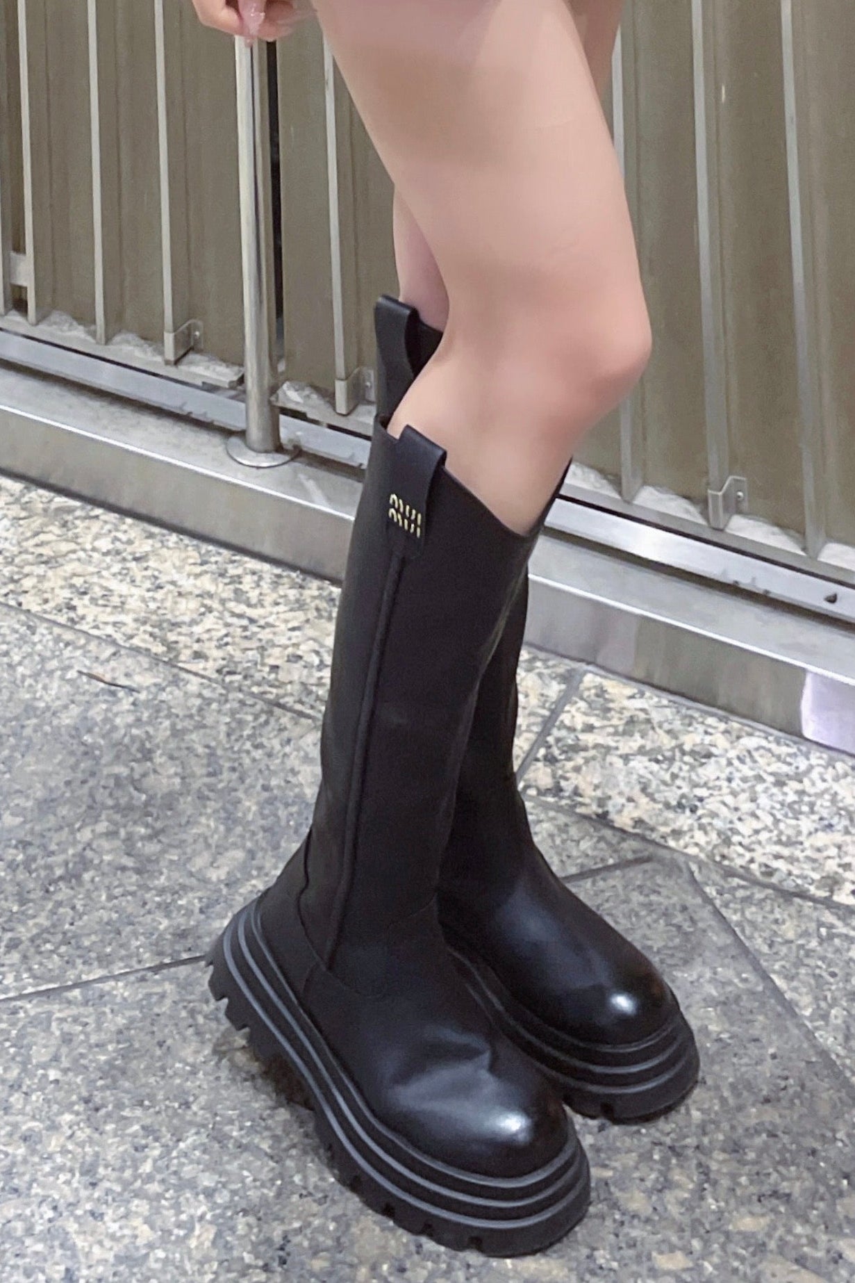 シンプルロングブーツ KR13366