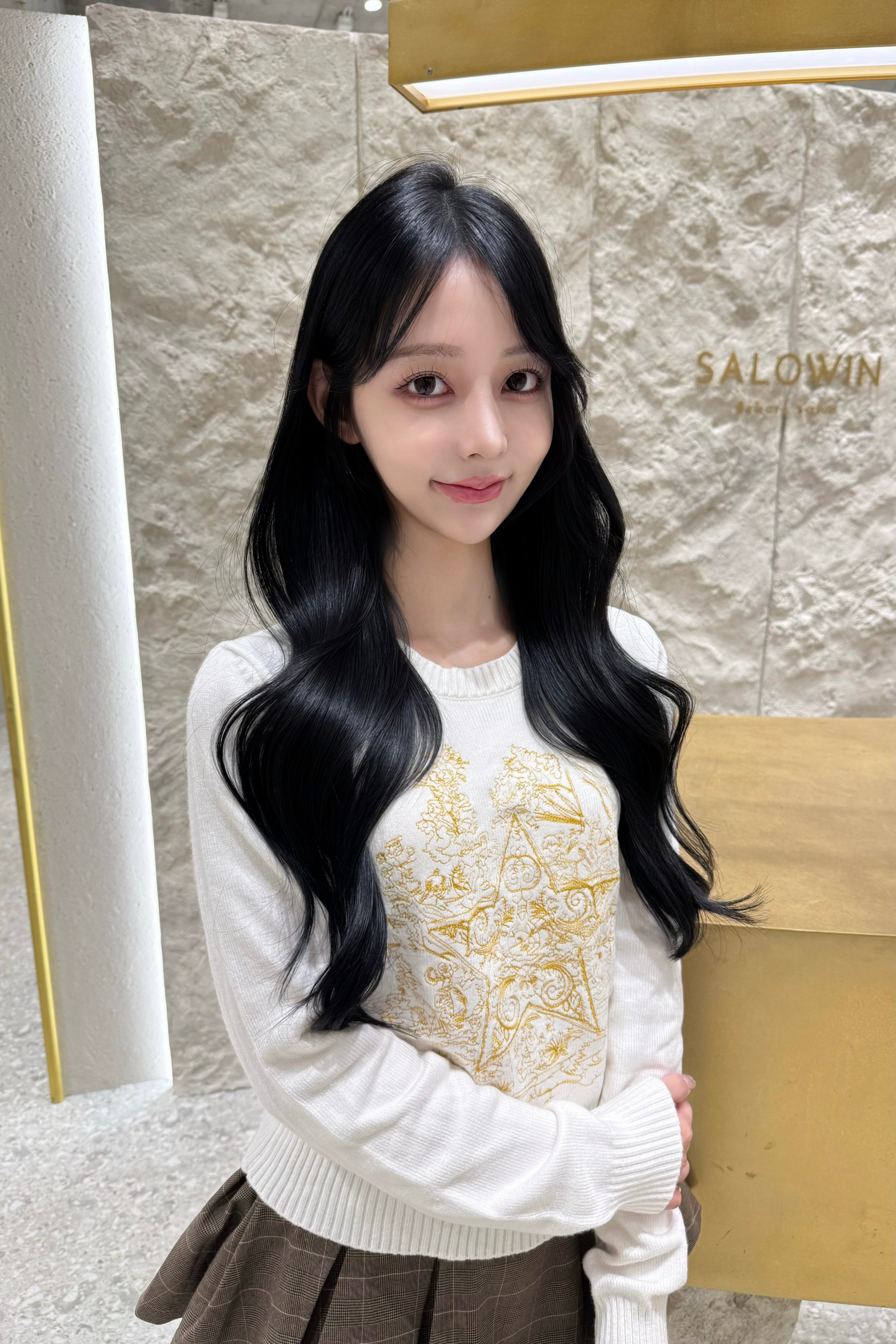 スターグラフィッククルーネックリブニット KR15871
