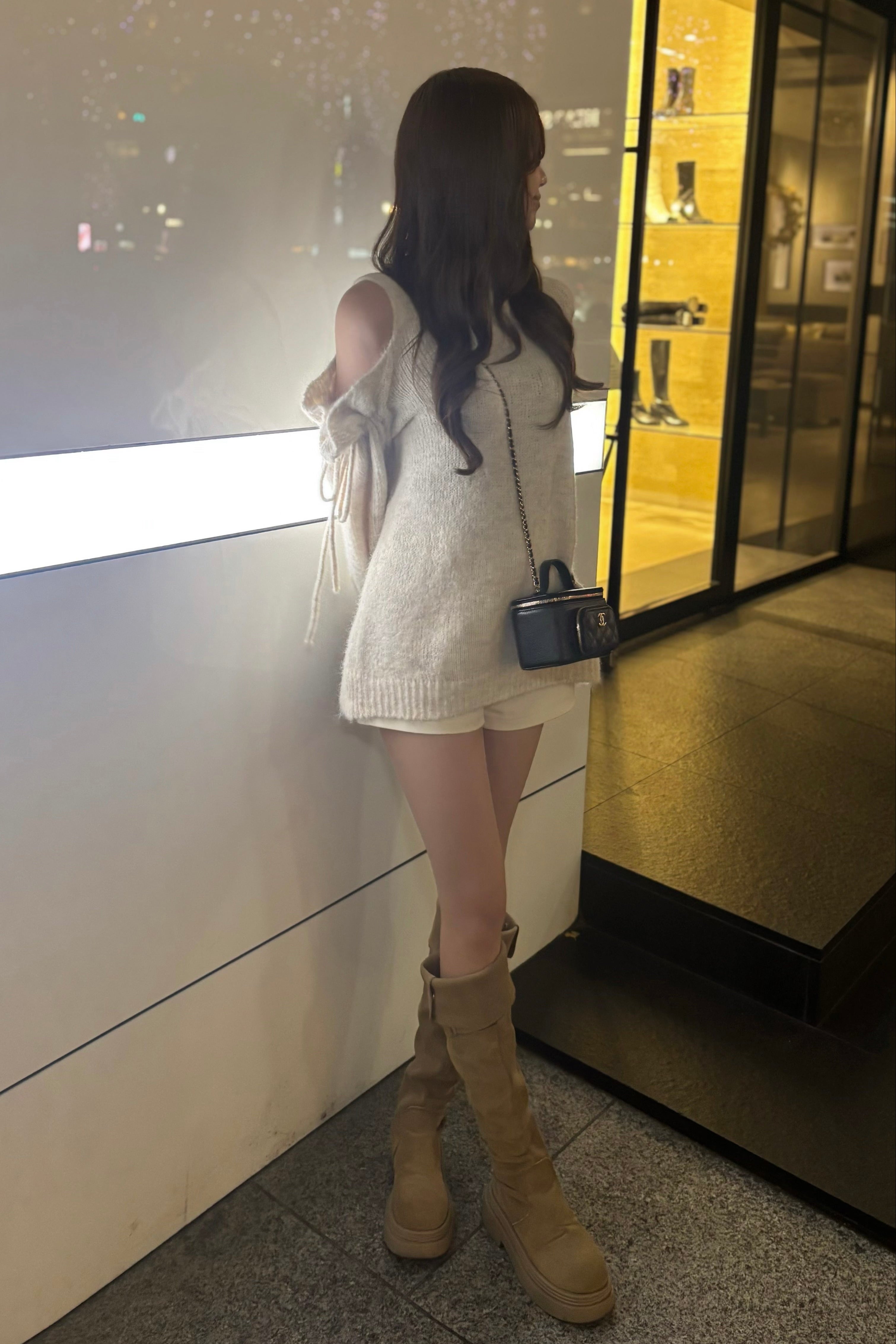 スウェードミドルブーツ KR13682