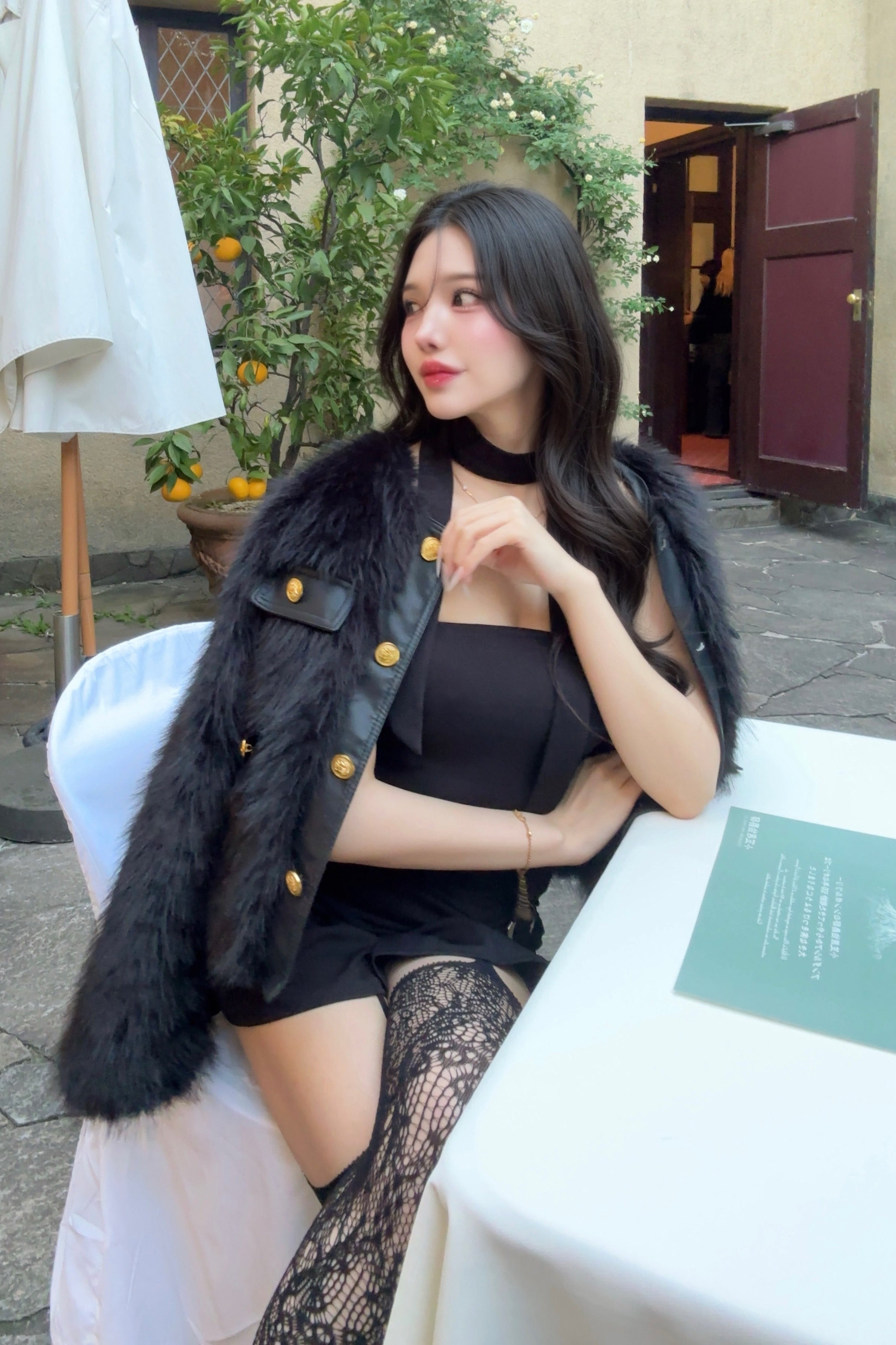 ファーエレガンスレザージャケット KR30247