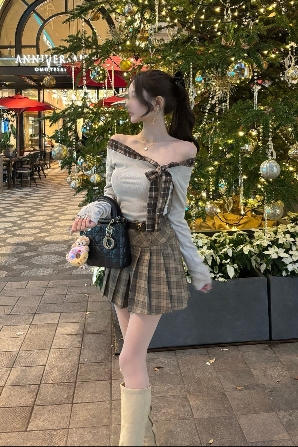 クラシックチェックスカート KR13512