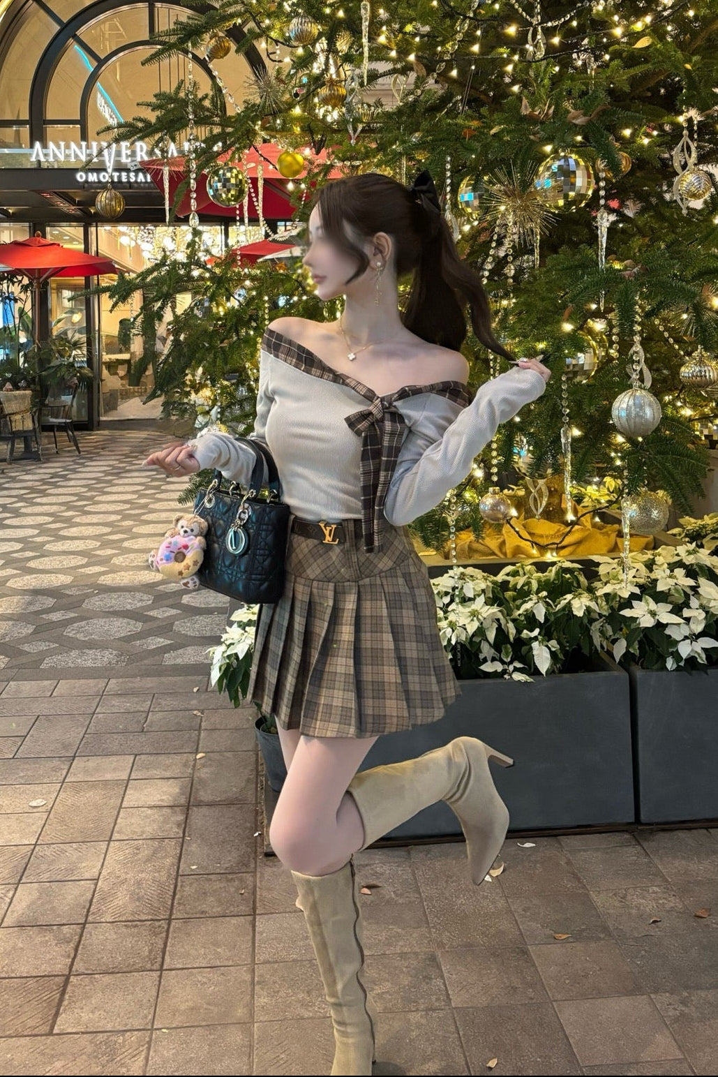 クラシックチェックスカート KR13512