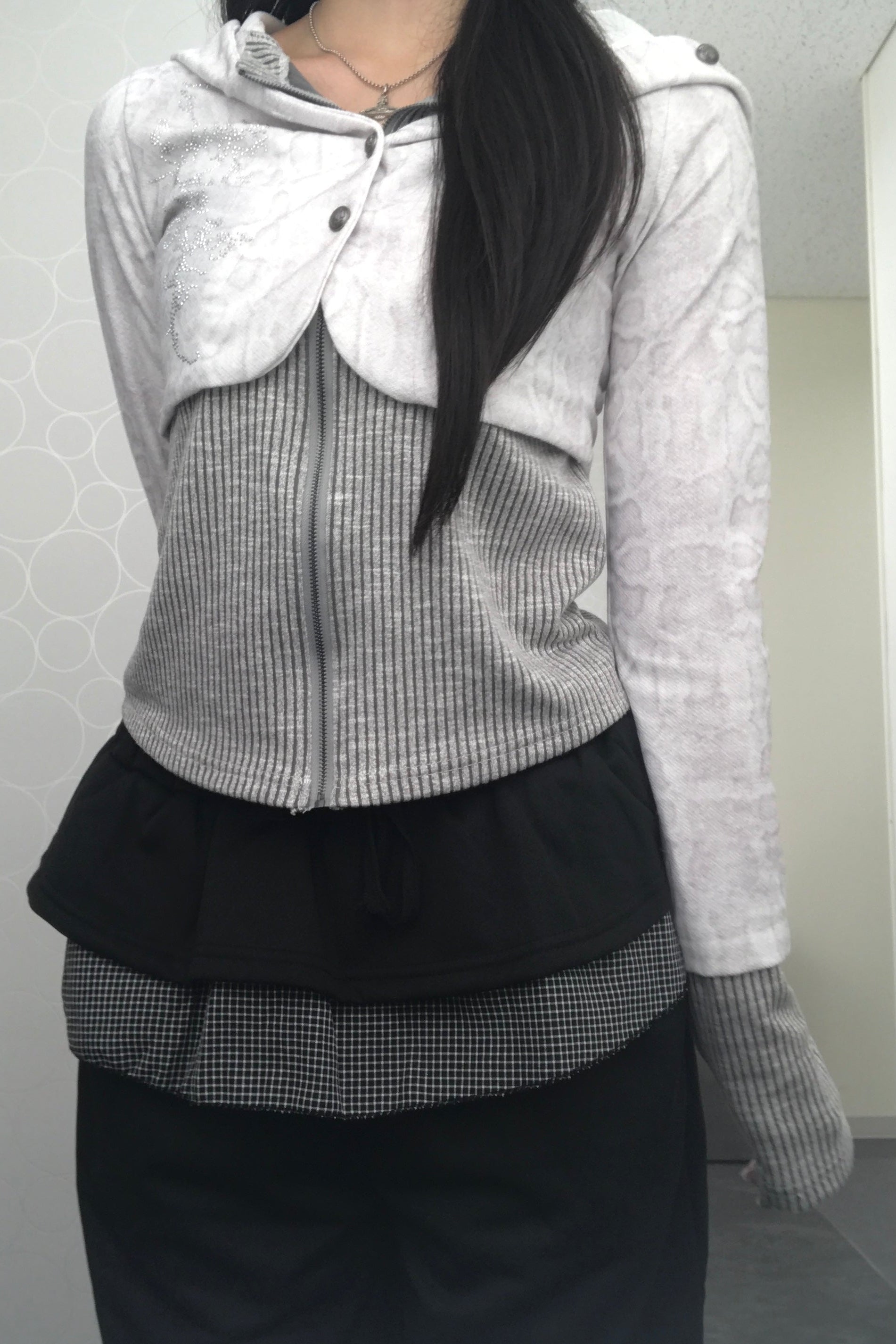 トップス COURTNEY ツートングランジトップス KR13549