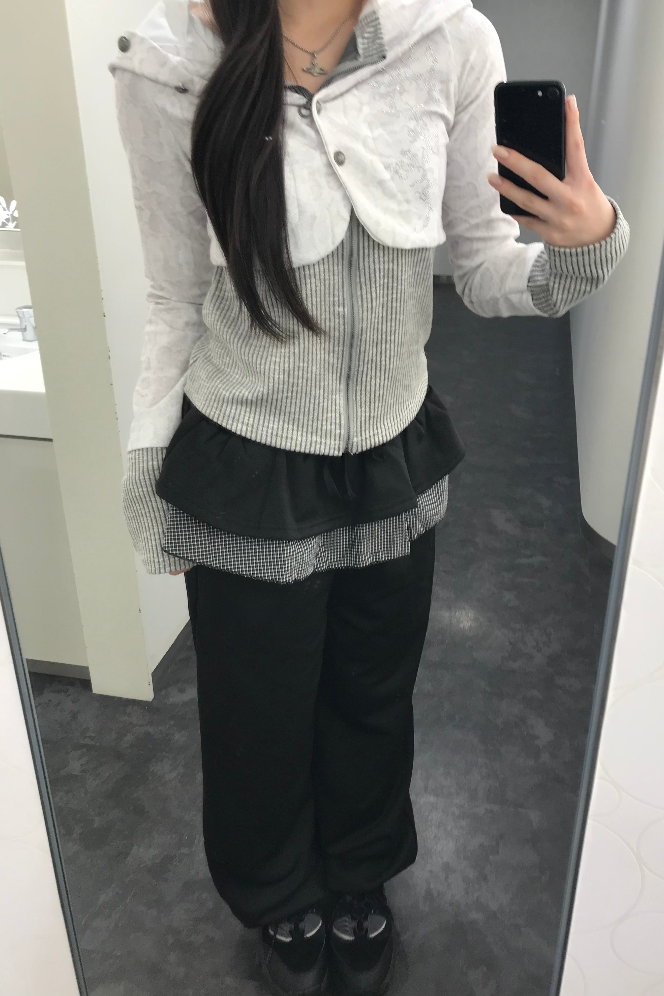 フリルレイヤースウェットパンツ KR13540