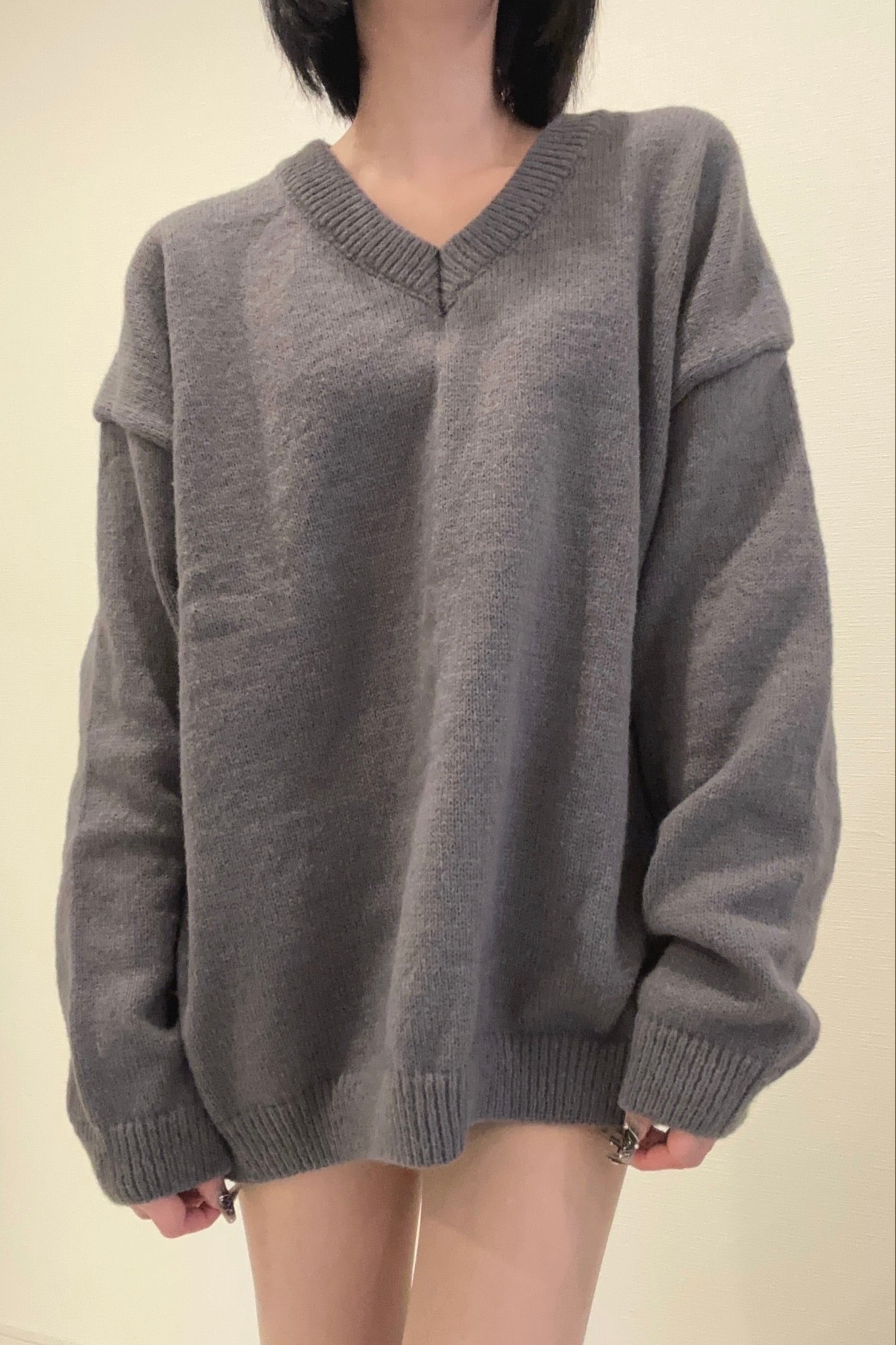 オーバーサイズルーズニット KR13931