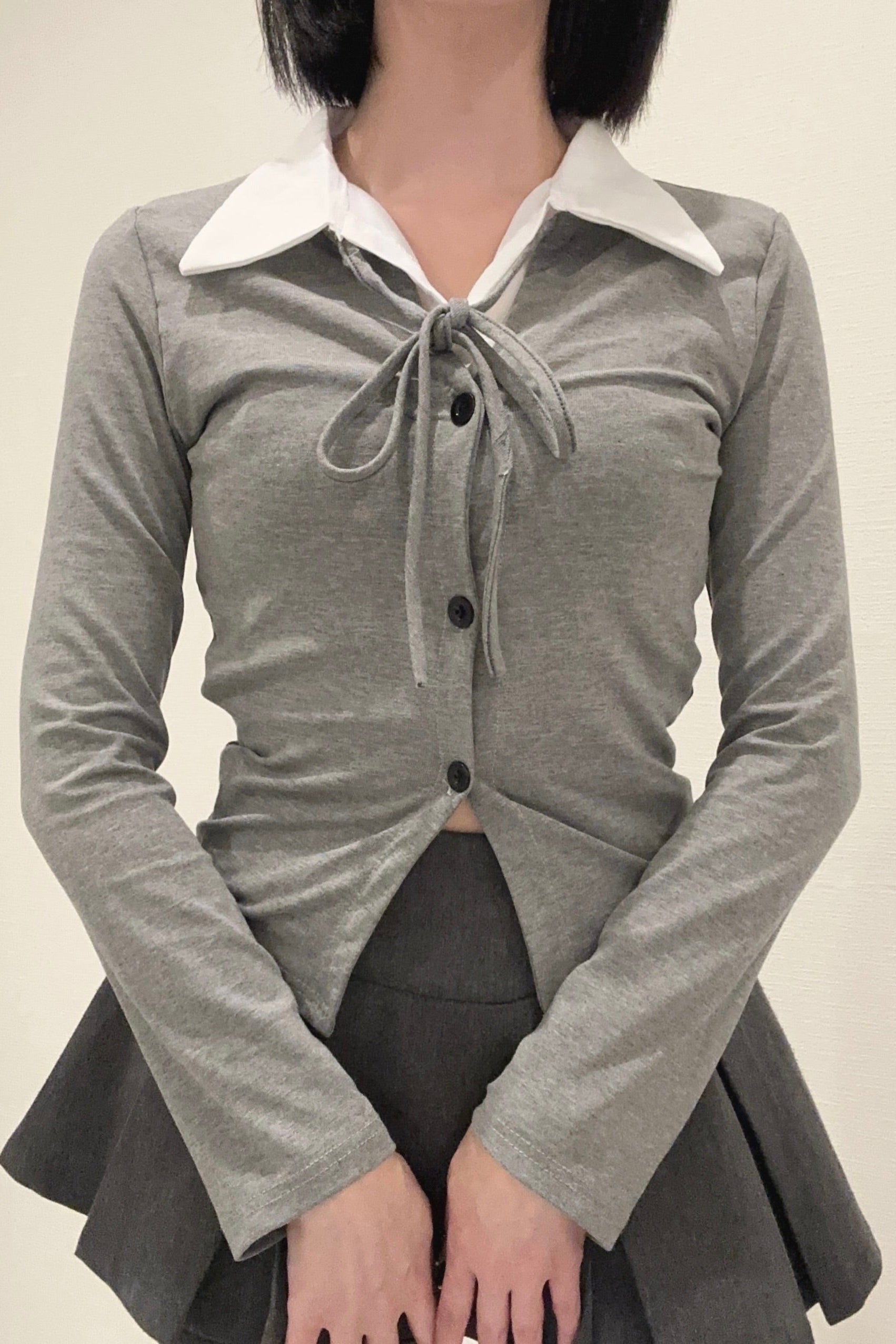 レイヤードシャツカーディガン KR13930