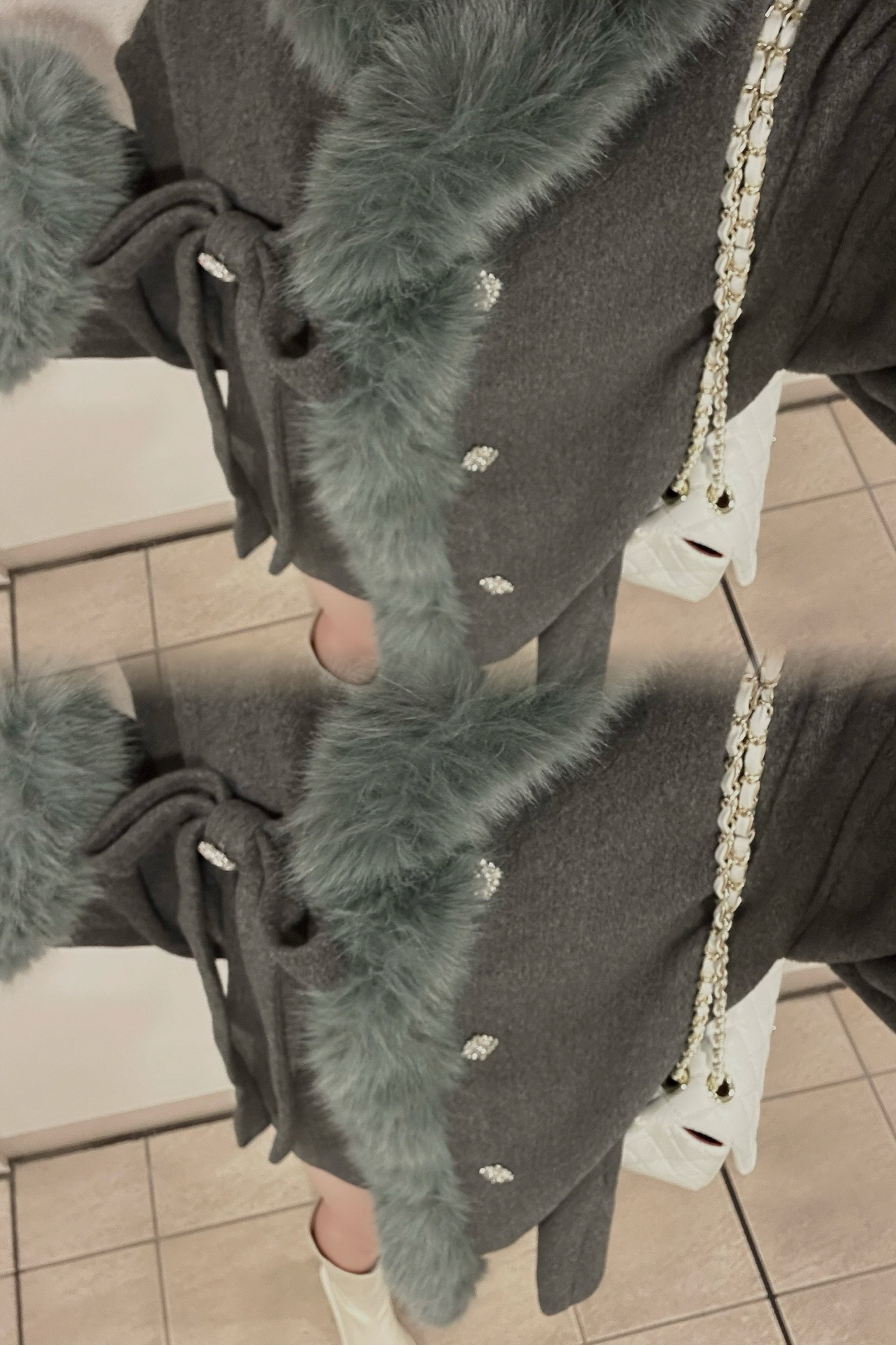 グレーファーミドルコート KR30086