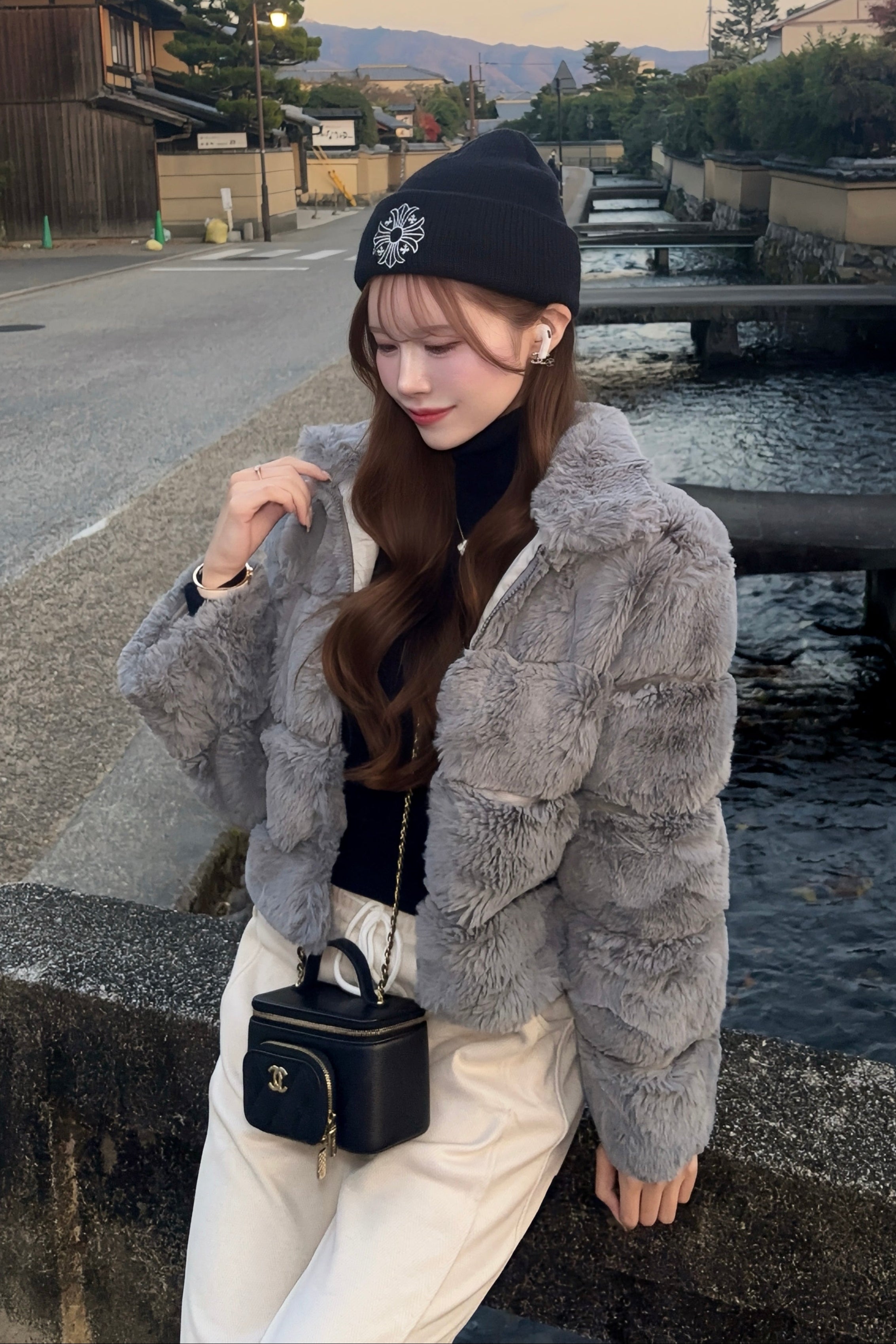 【メリクリセール‼️】新品！Anna Kerry のフェイクファージャケット アンナケリー フェイクファーコート - メルカリ