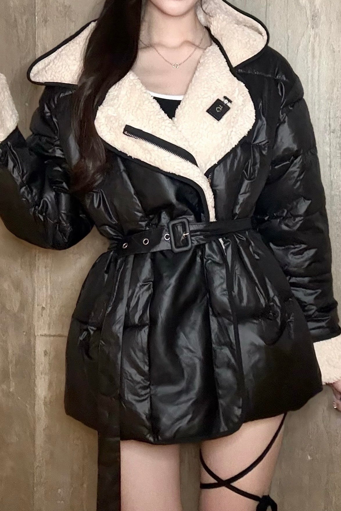 ボアミドルダウンジャケット KR30188