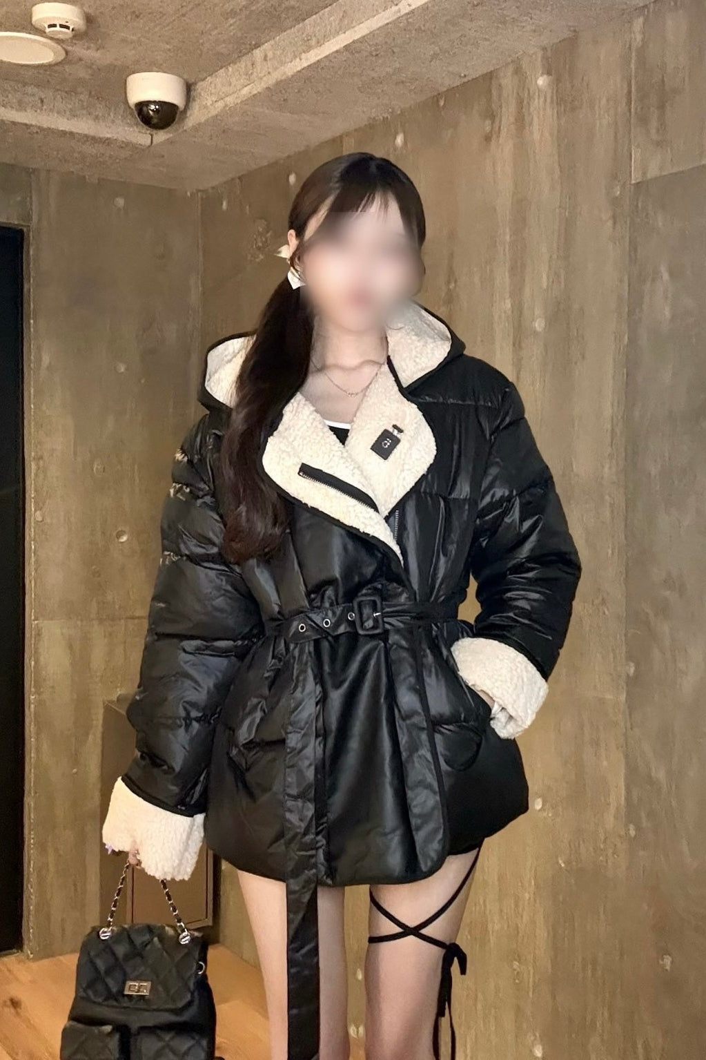 ボアミドルダウンジャケット KR30188