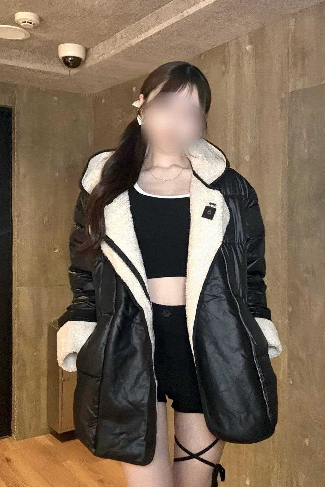 ボアミドルダウンジャケット KR30188