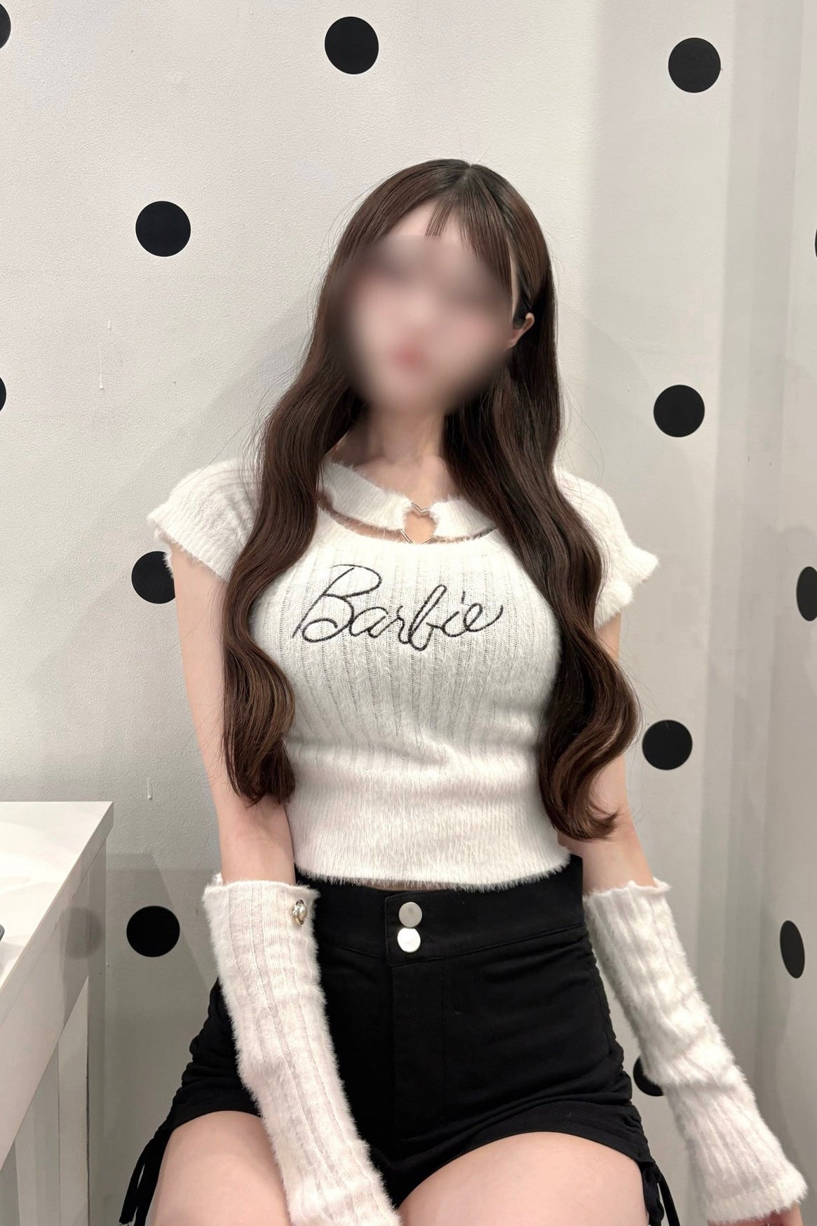 シャギーデザインニット KR13489