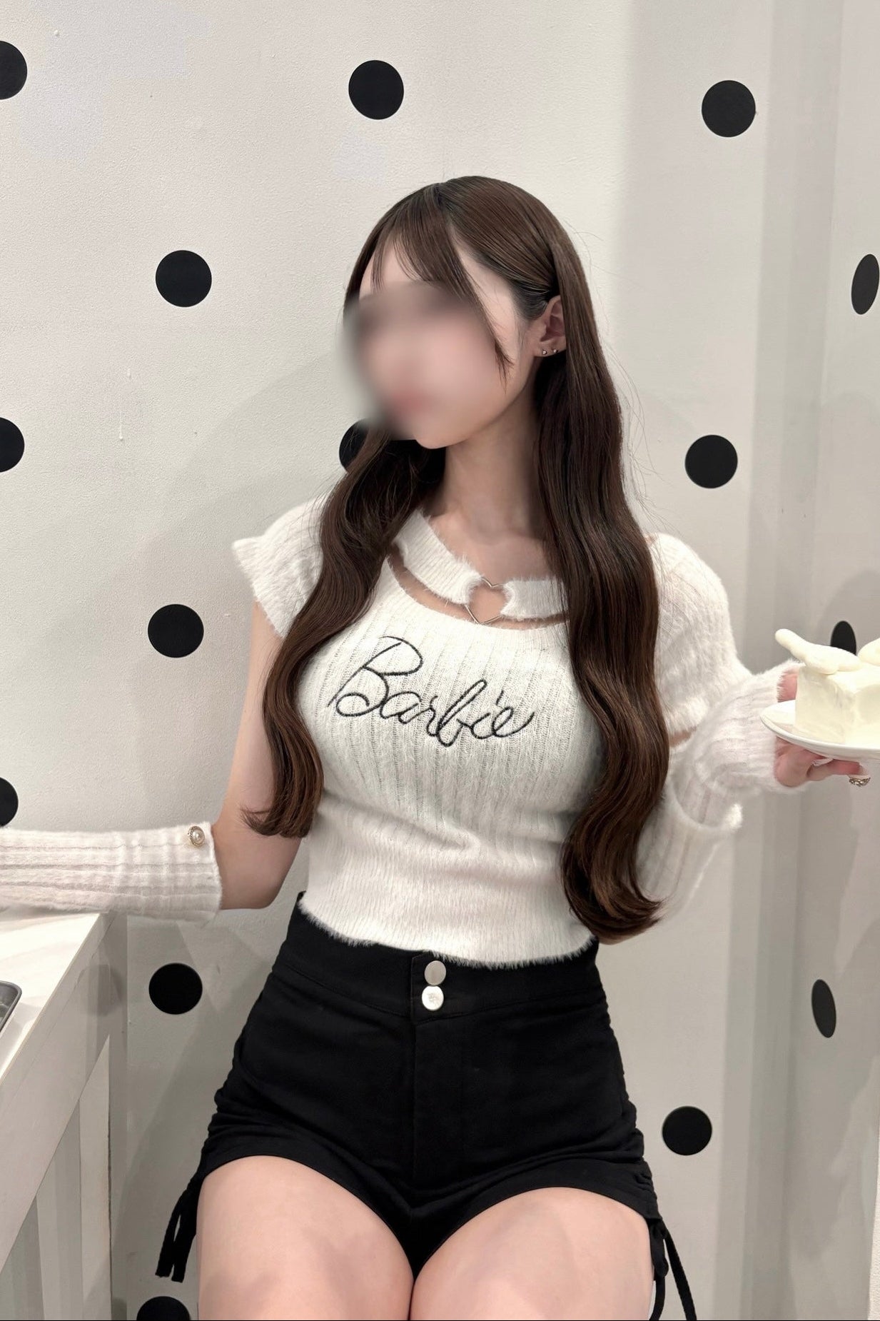 シャギーデザインニット KR13489