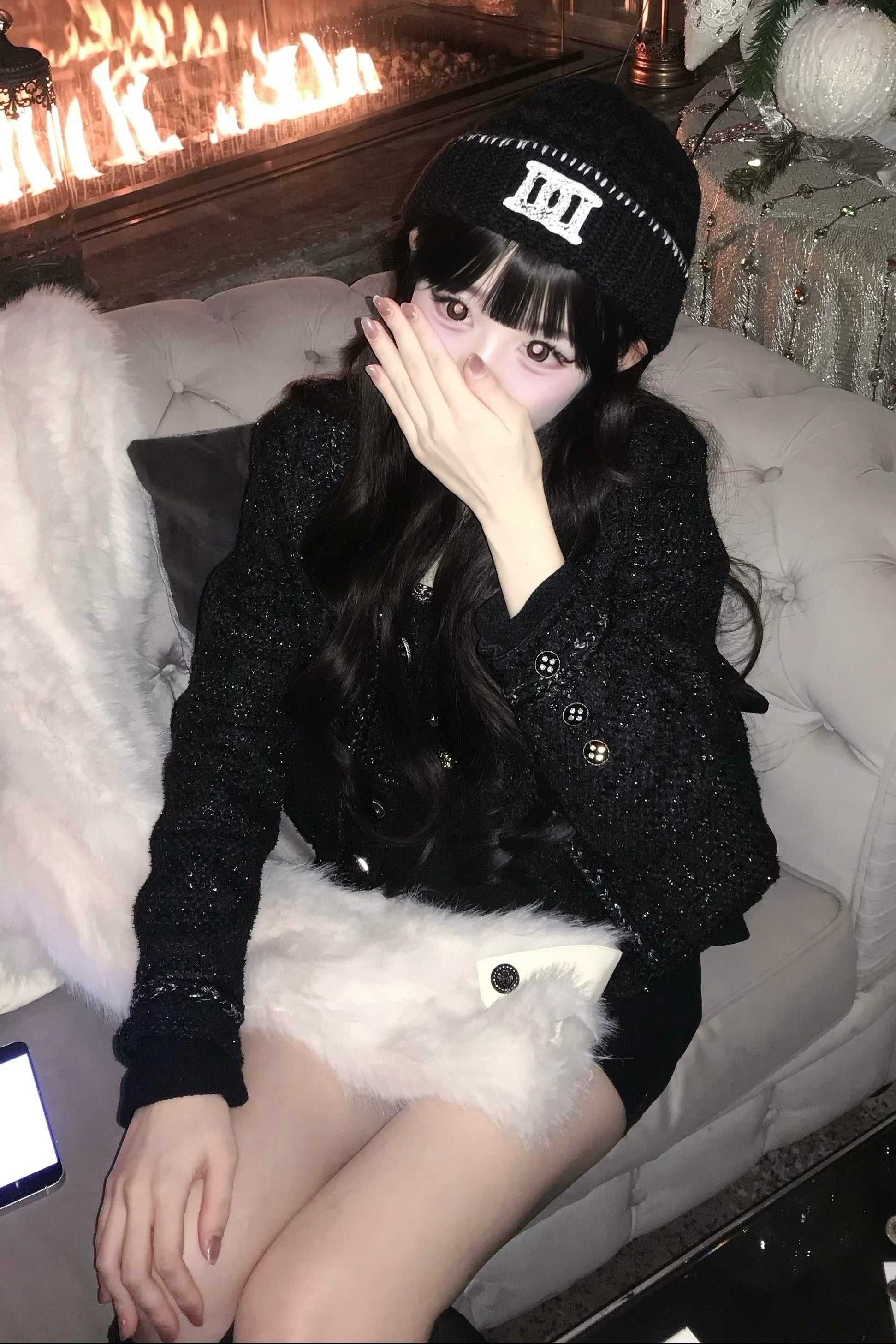 ラメツイードジャケット KR30105