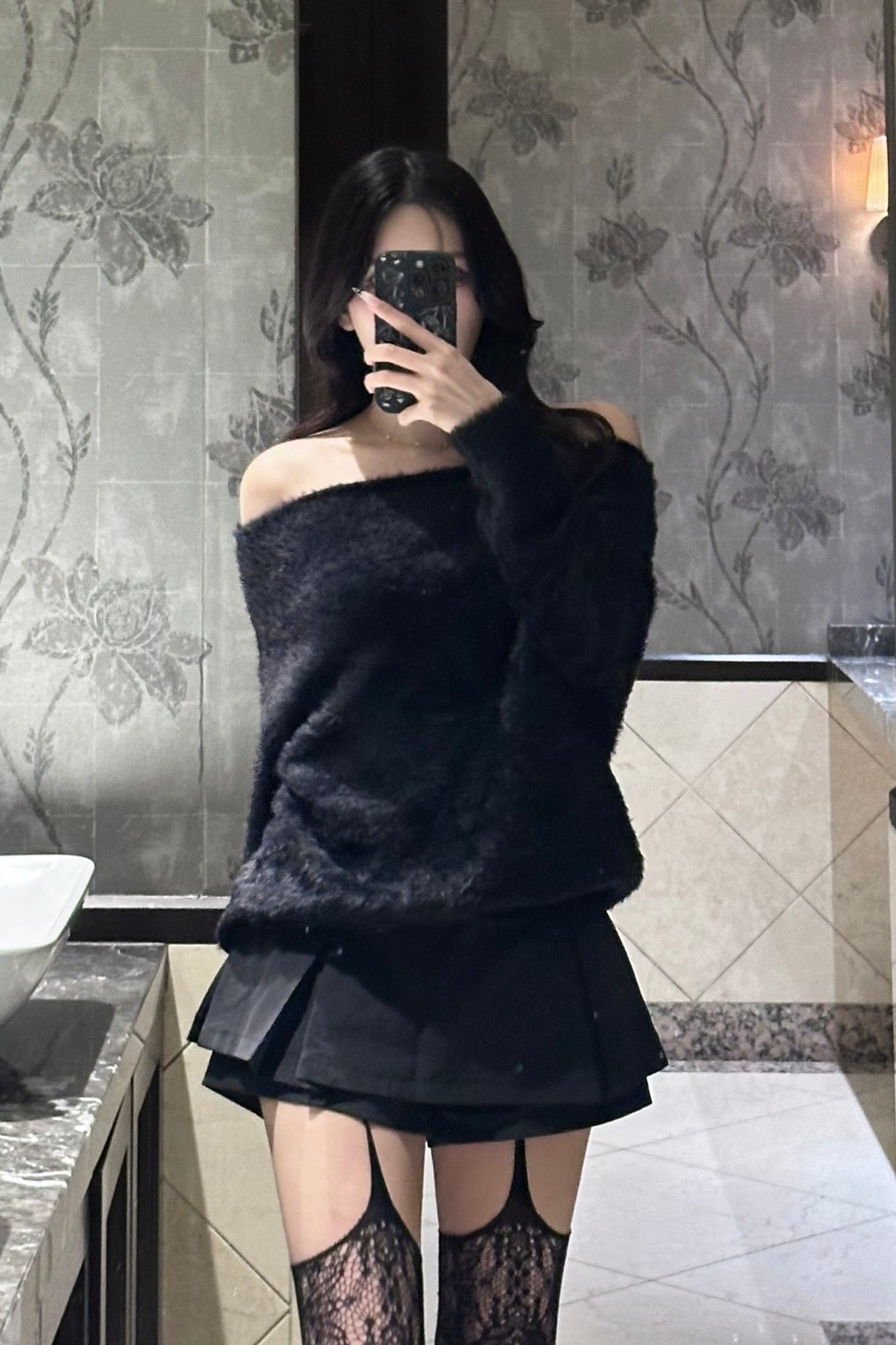 オフショルエレガンスニット KR13735