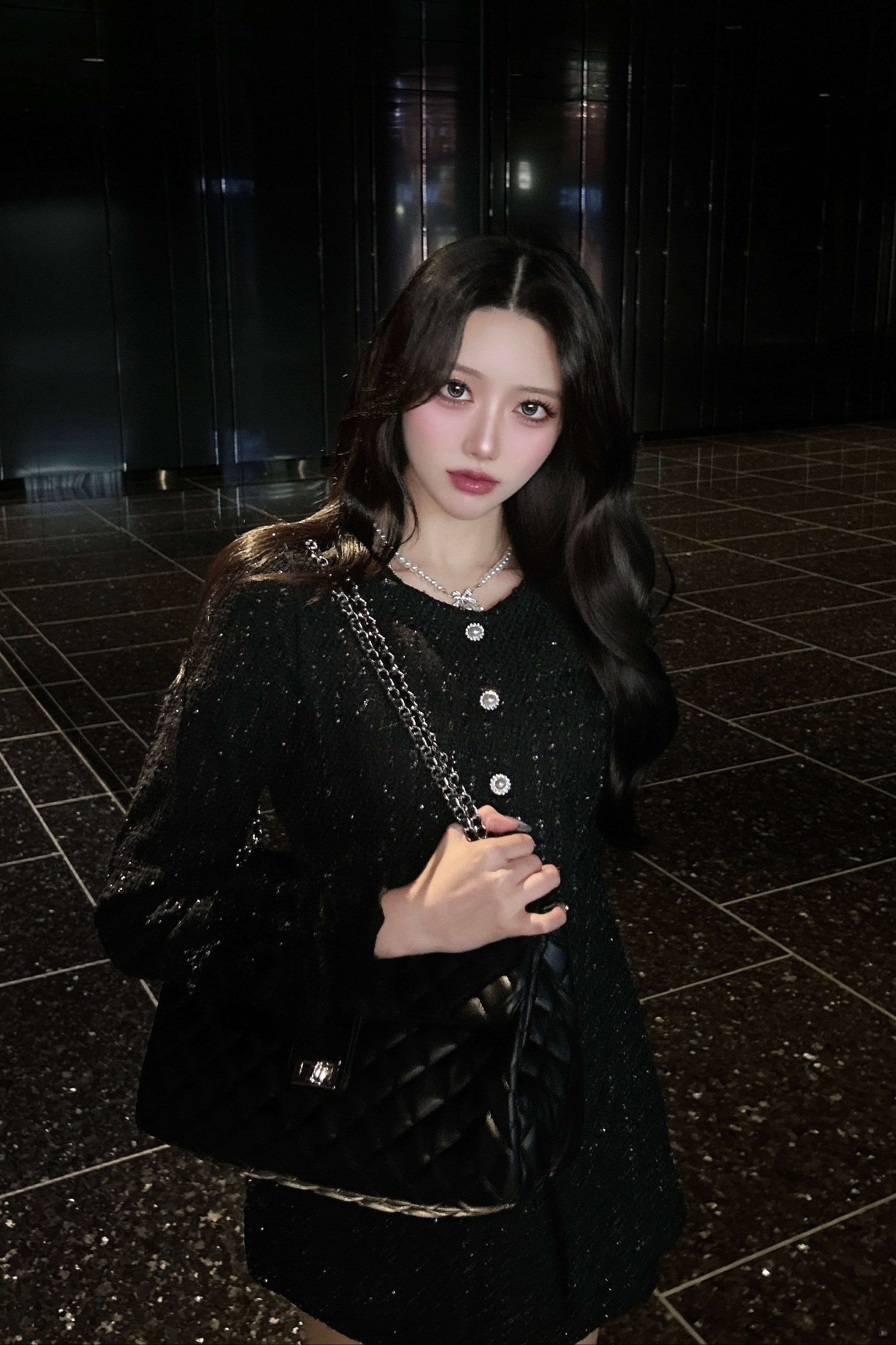 ツイードラメセットアップ KR30225