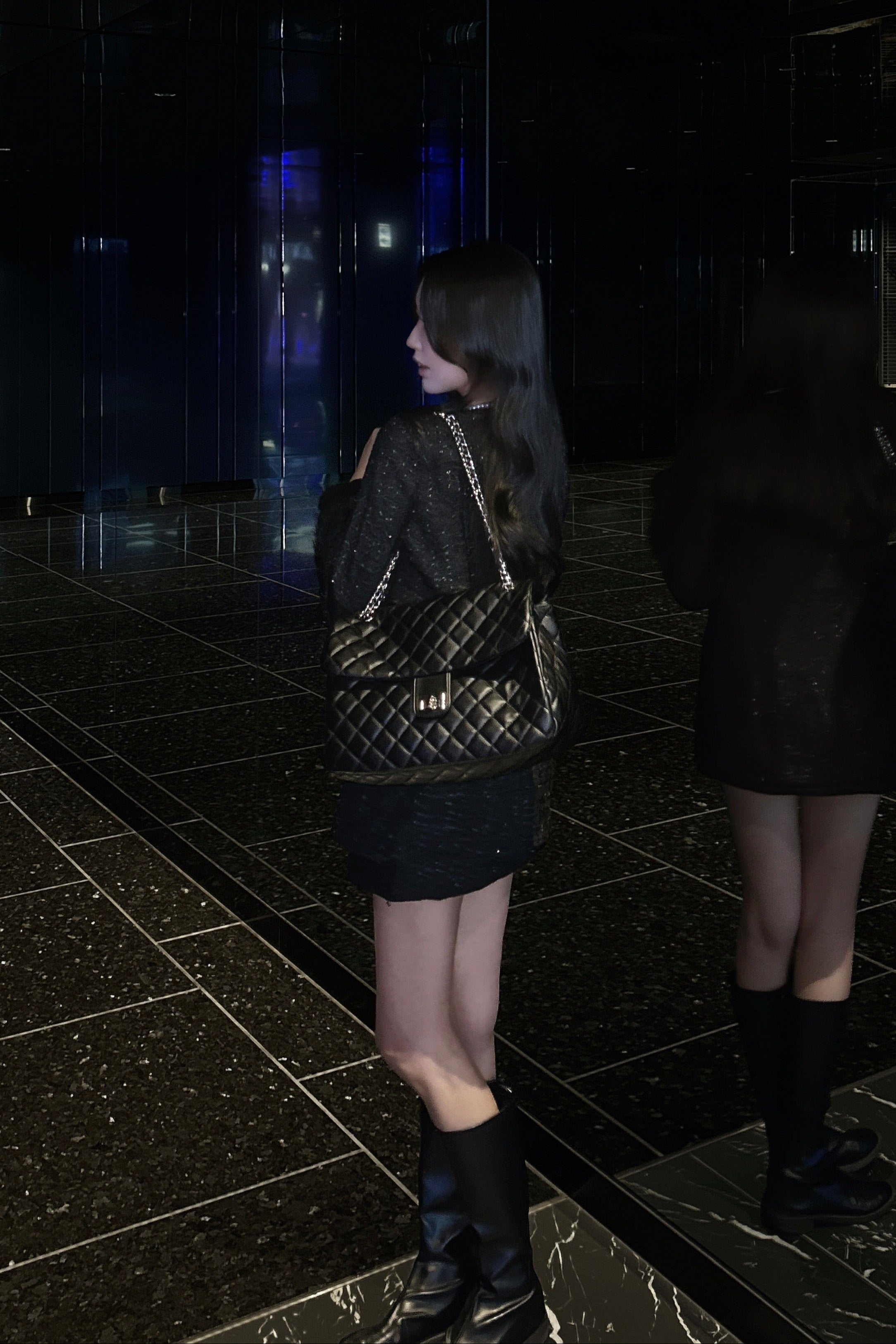 キルティングビッグチェーンバッグ KR13708