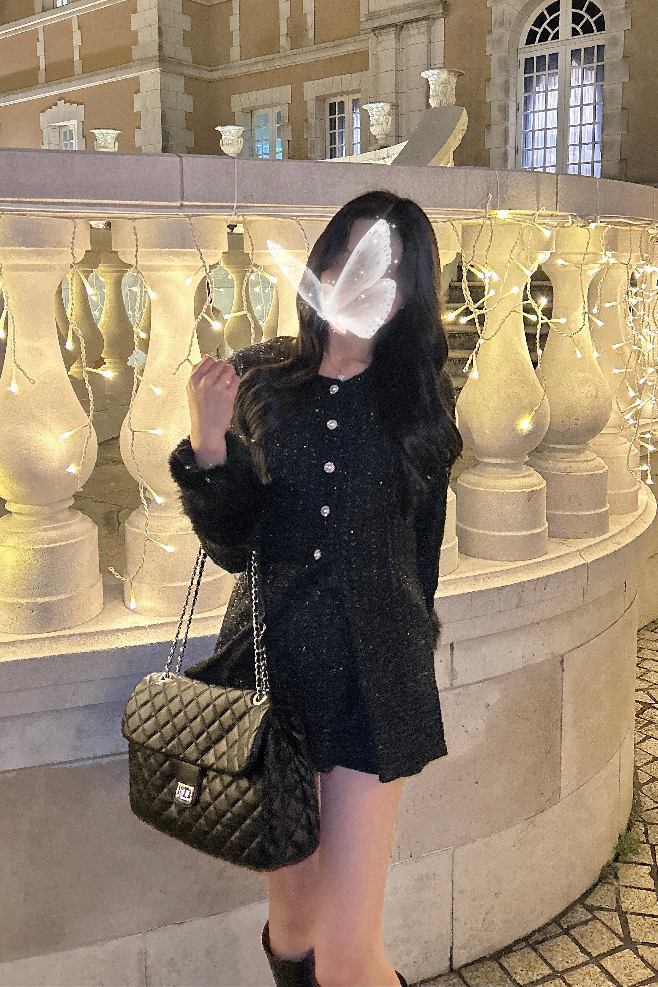 キルティングビッグチェーンバッグ KR13708