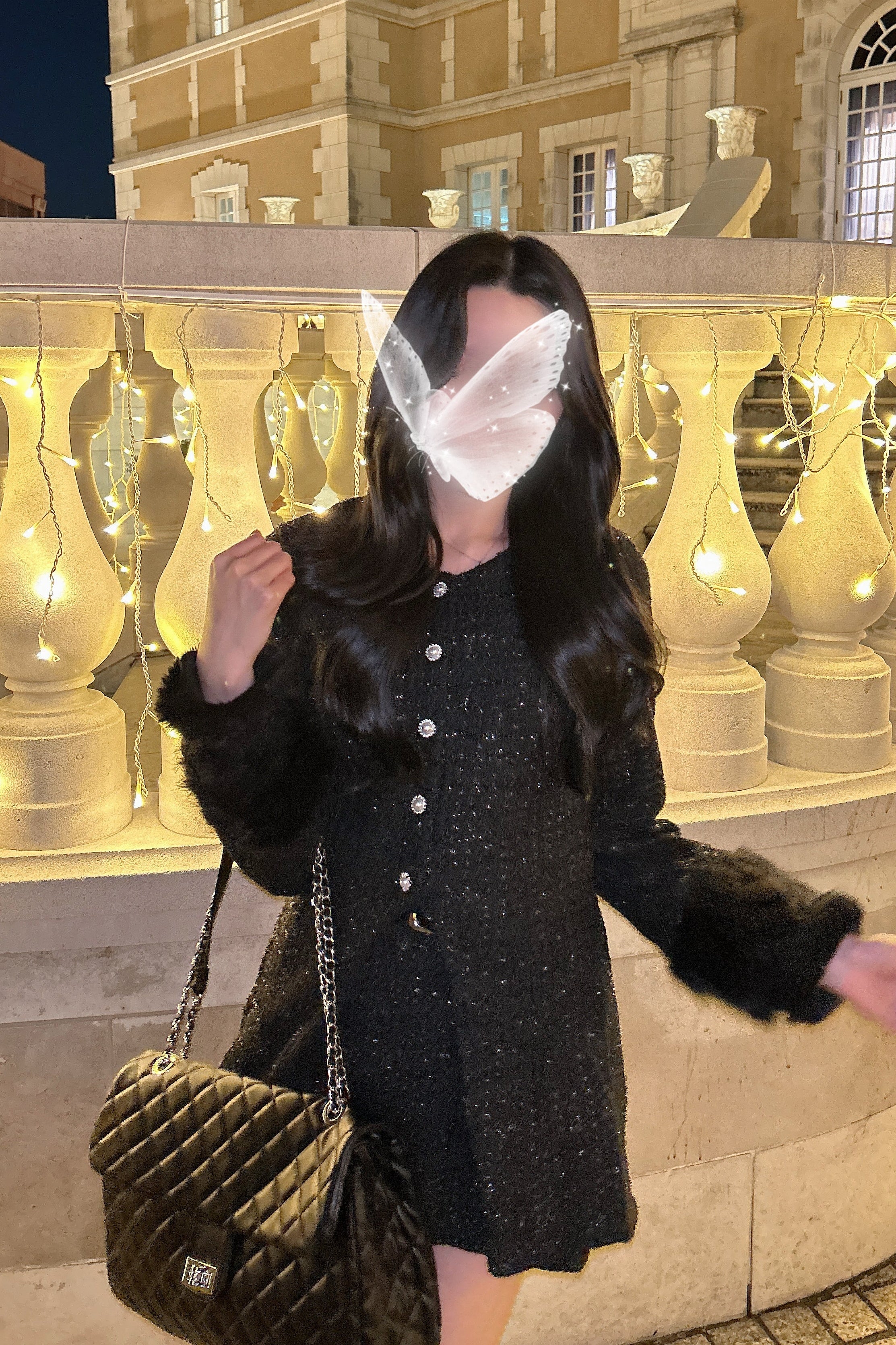 キルティングビッグチェーンバッグ KR13708