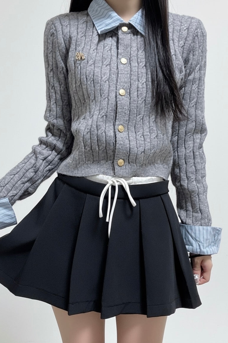 Shirt-in Knit Tops KR10194