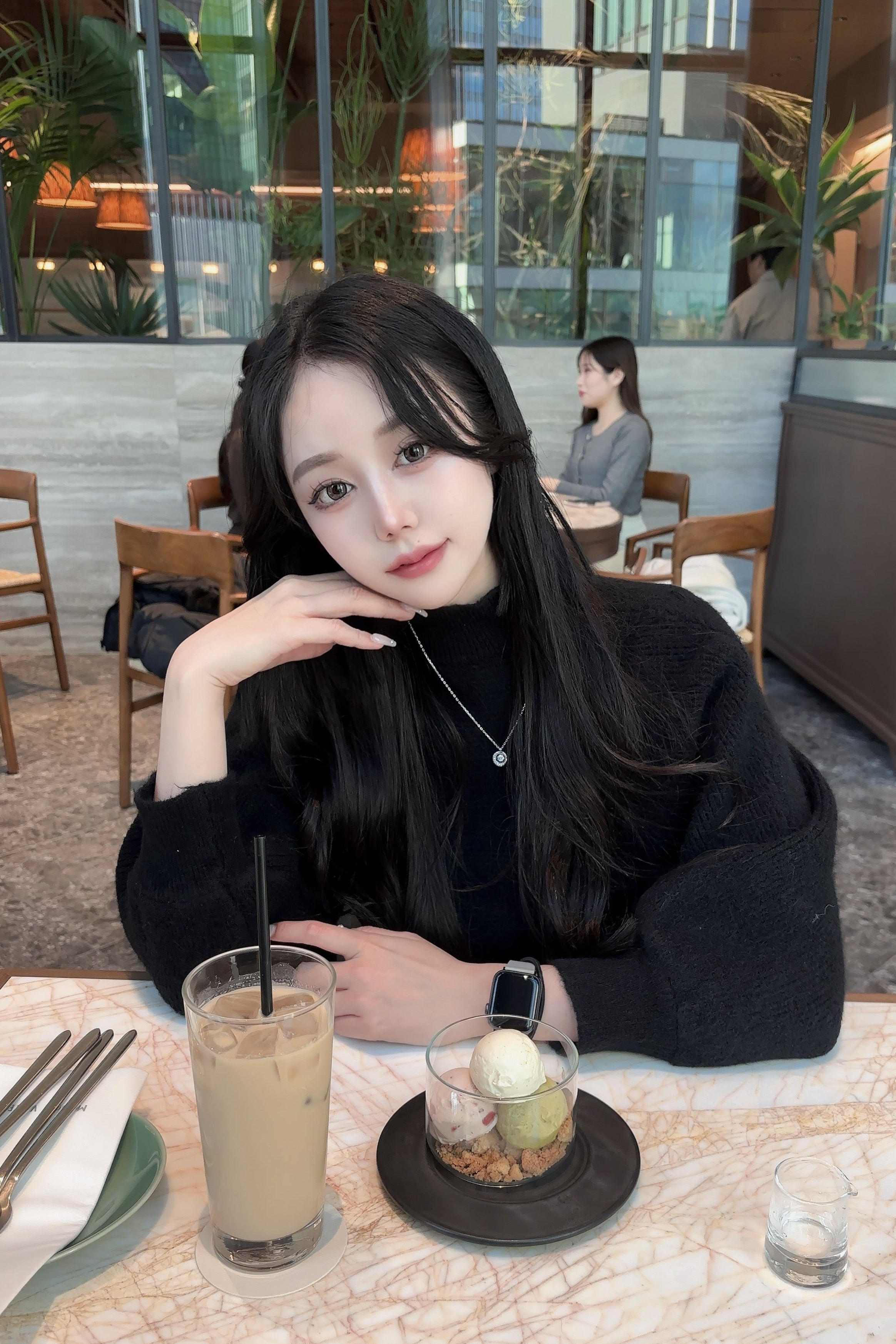 シンプルニットセットワンピース KR12522