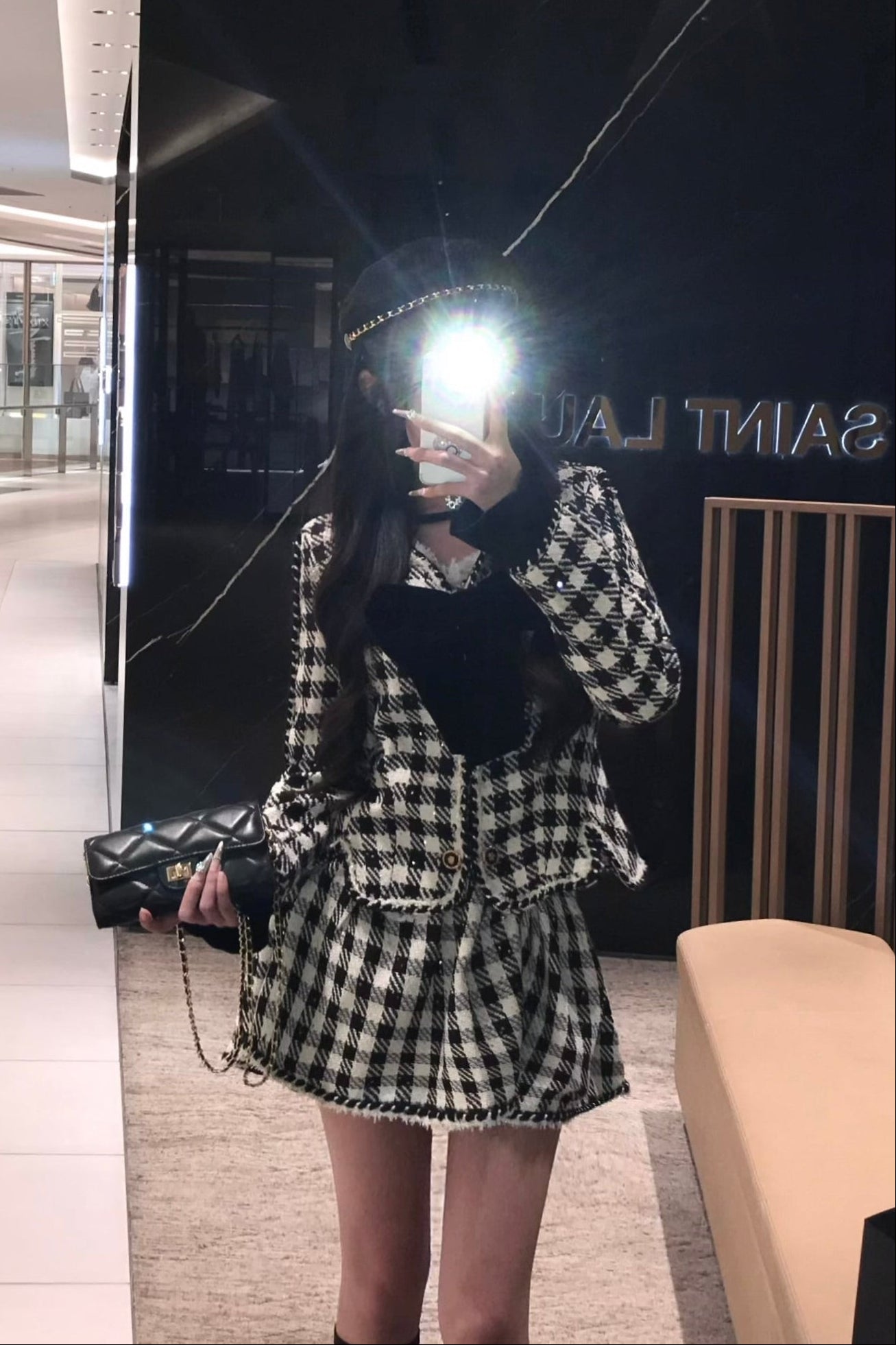 チェックツイードセットアップ KR30257