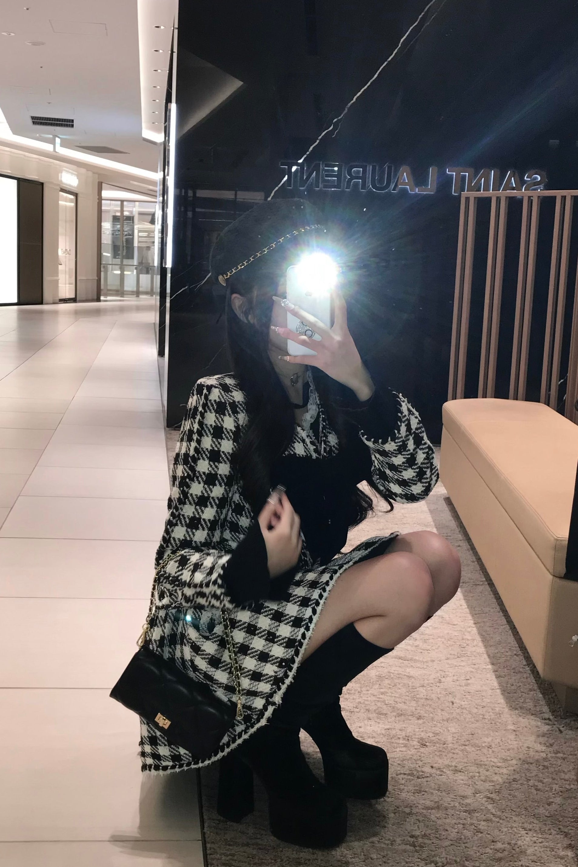 チェックツイードセットアップ KR30257