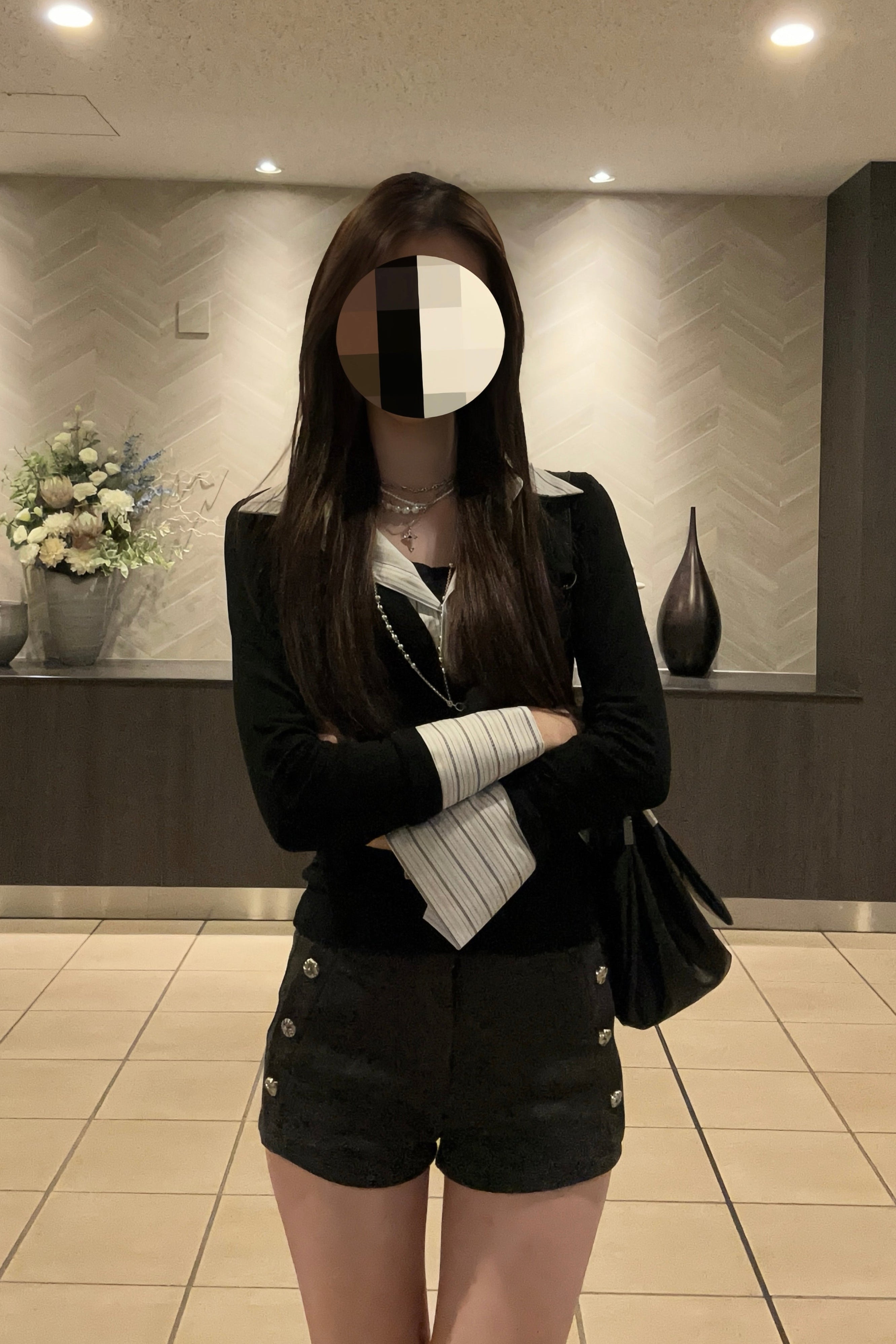 サイドボタンショートパンツ KR14097