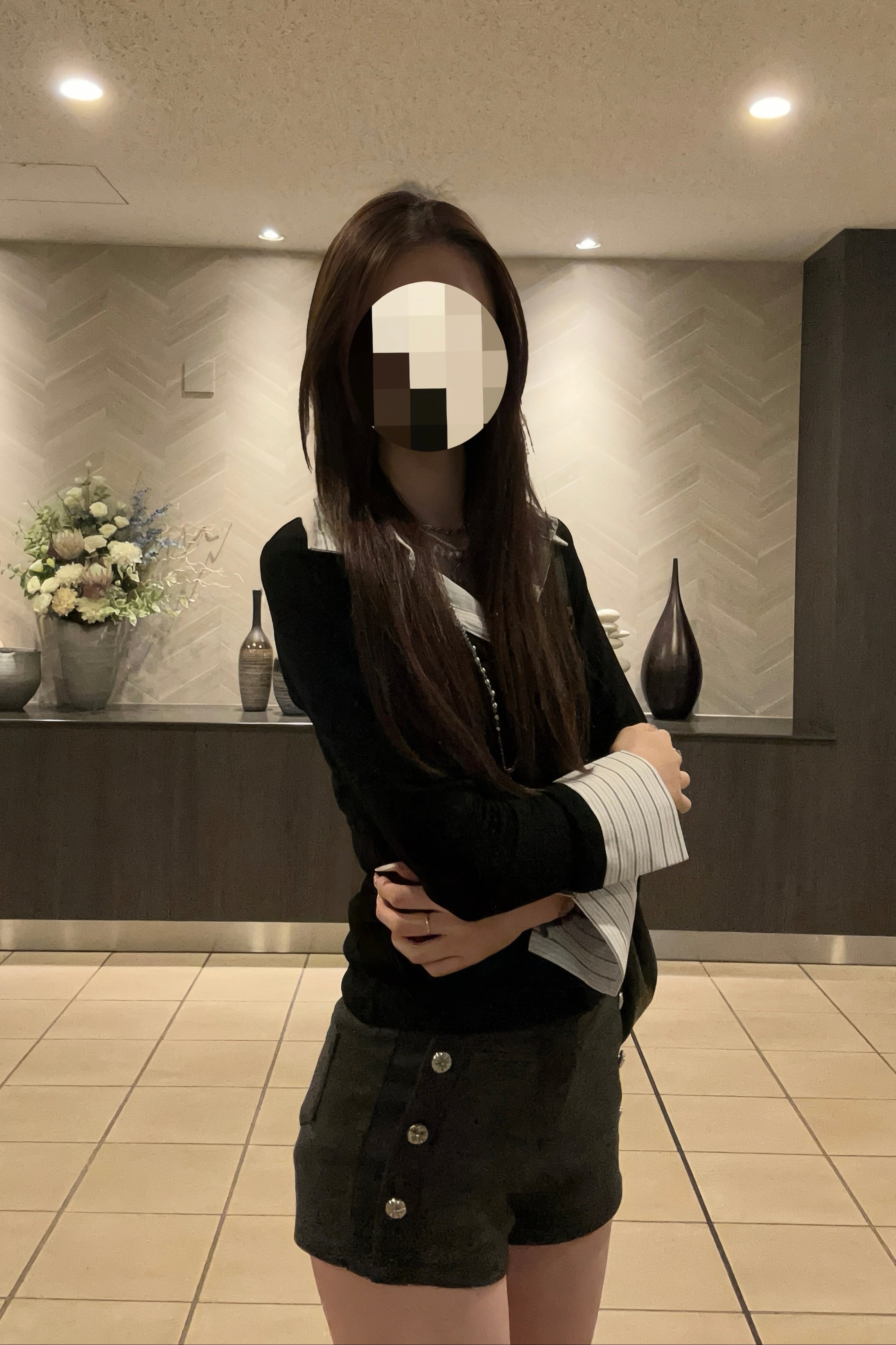 サイドボタンショートパンツ KR14097