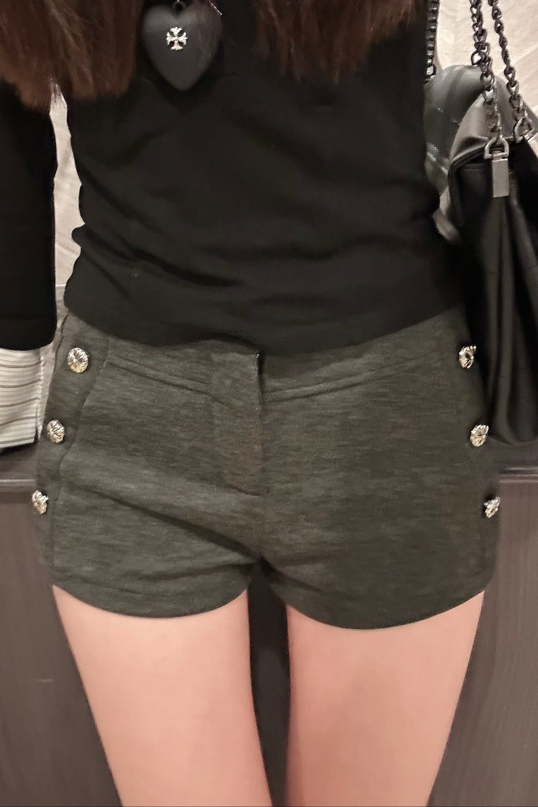 サイドボタンショートパンツ KR14097