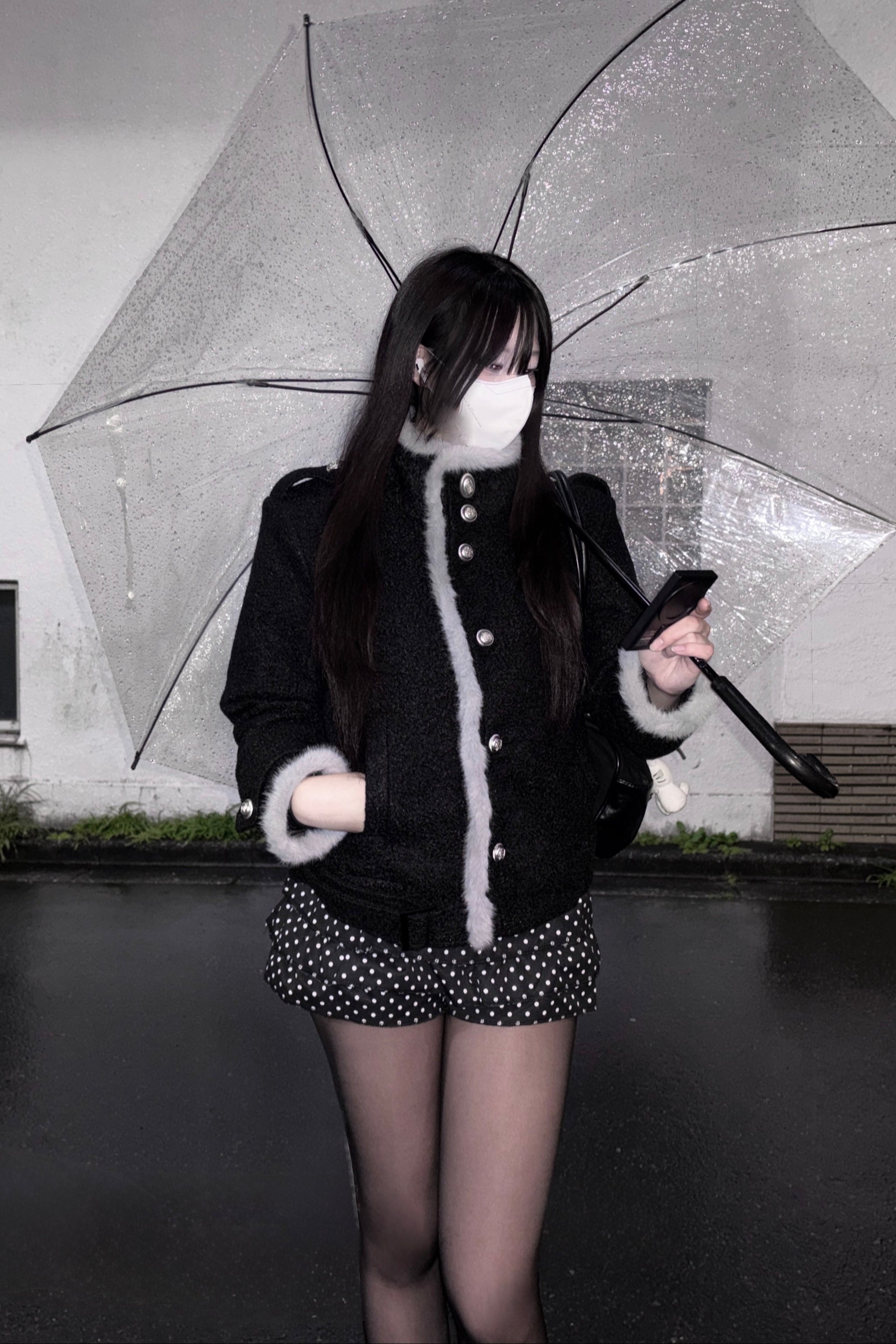 スタンドカラークラシカルコート KR30365