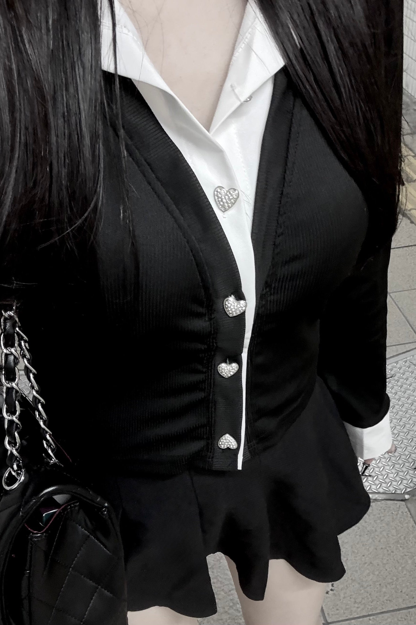 バイカラーレイヤードトップス KR12980