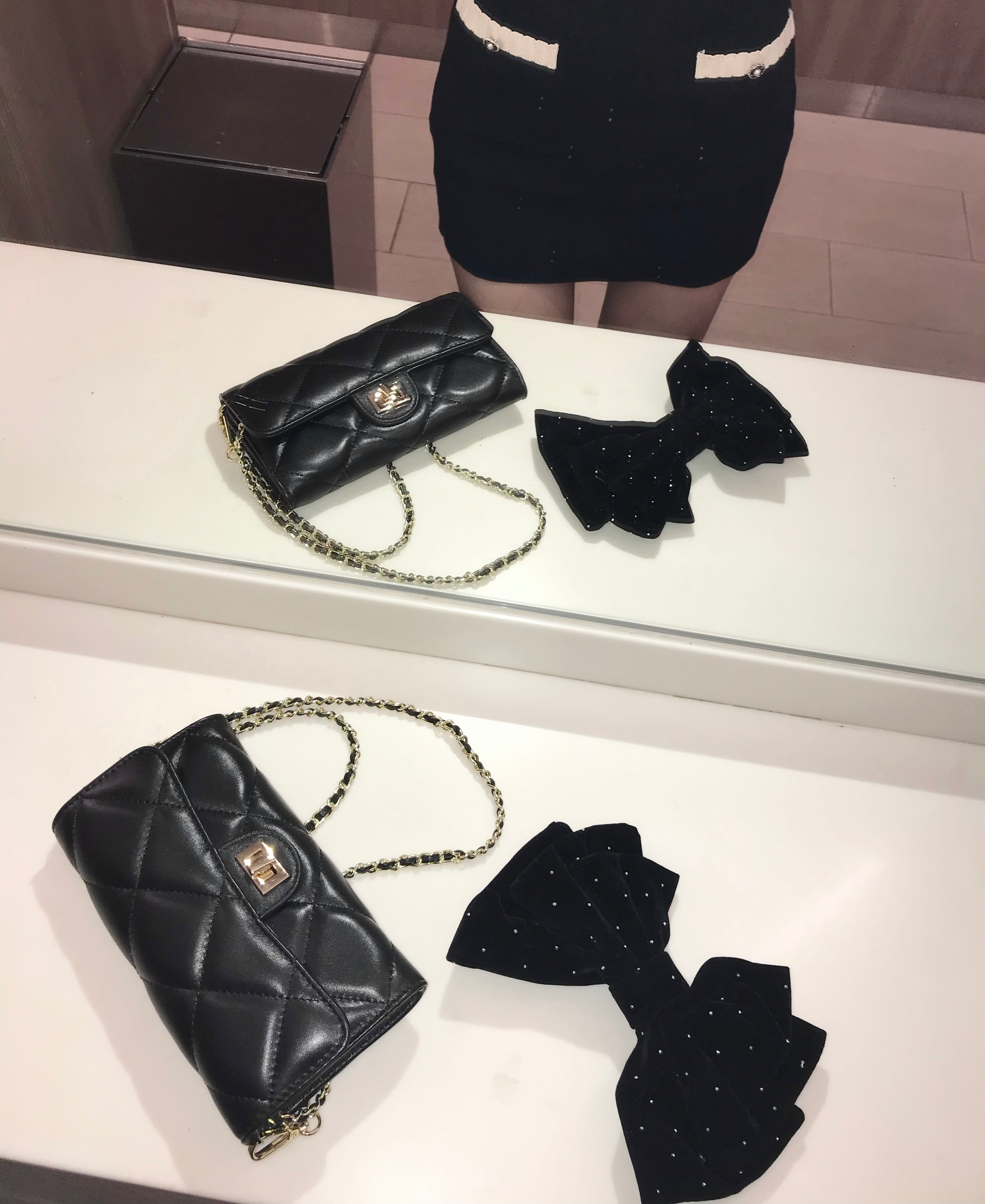 キルティングミニショルダーバッグ KR13407