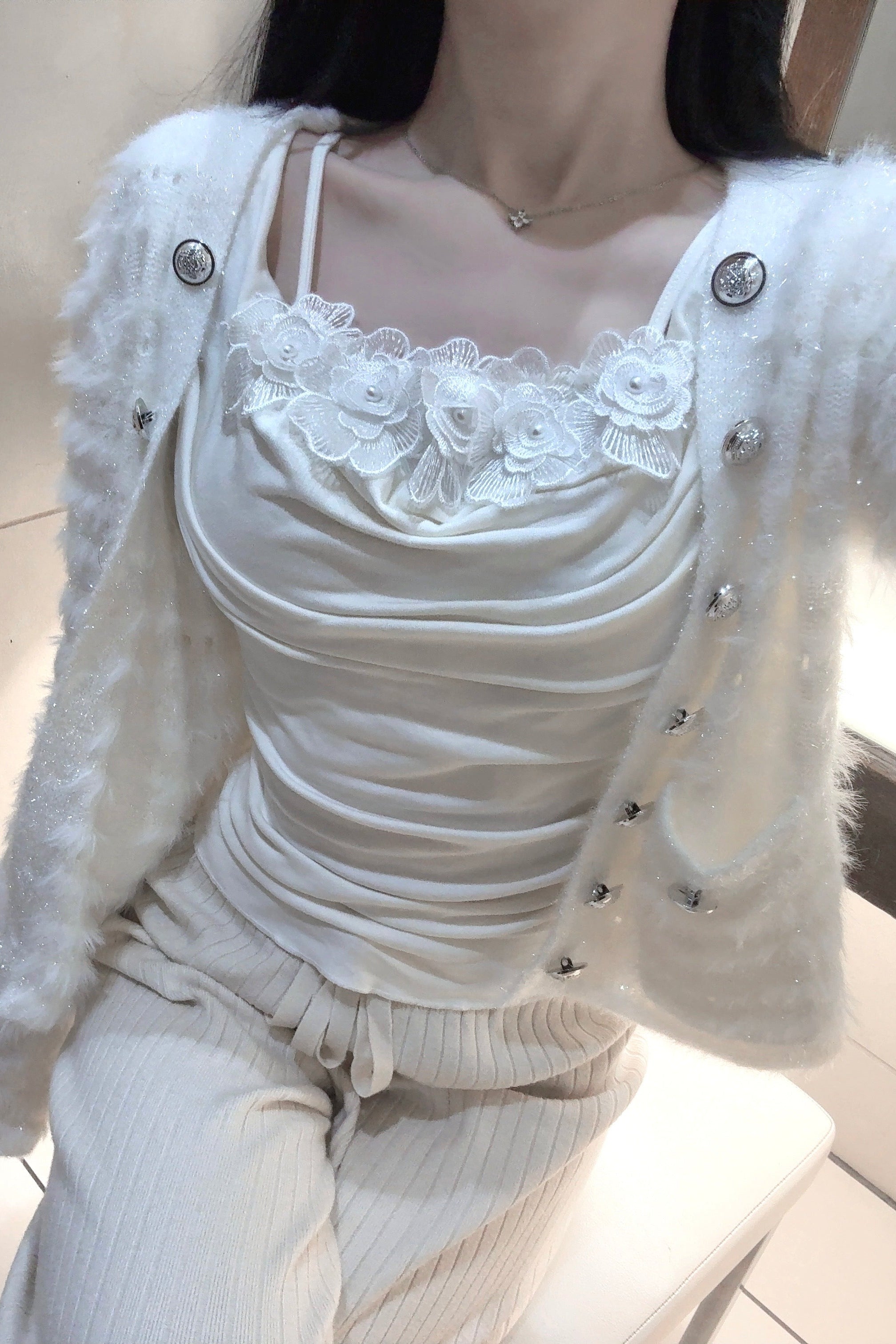 フラワーデザイントップス KR12728