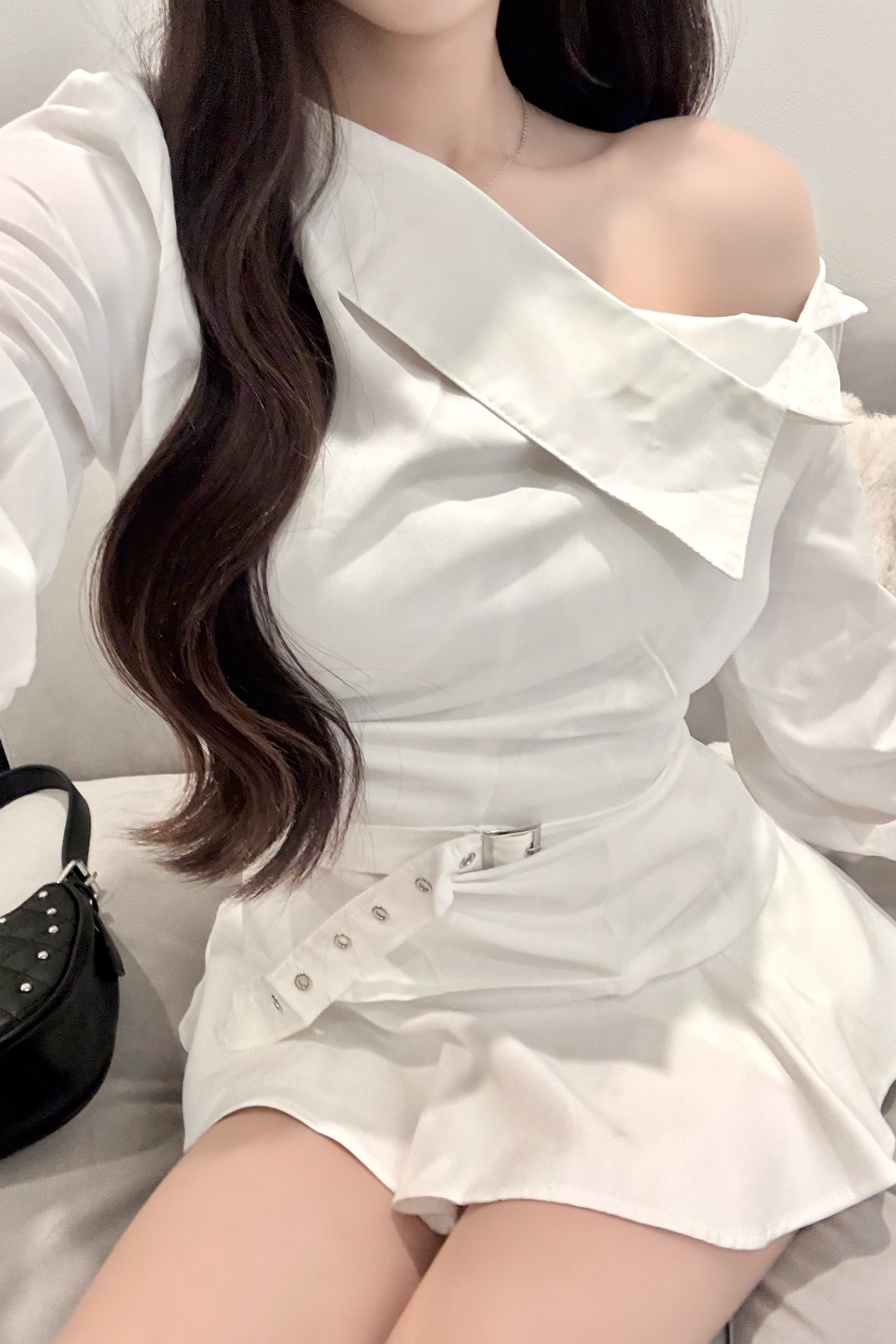 ベルトデザインシャツ KR13485