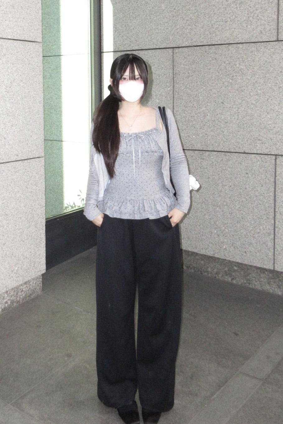 ドットフリルキャミソールカットソー KR13496