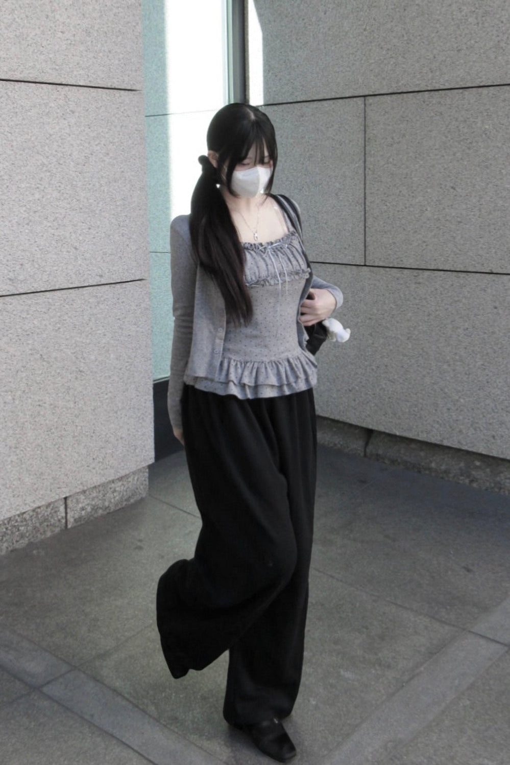 ドットフリルキャミソールカットソー KR13496