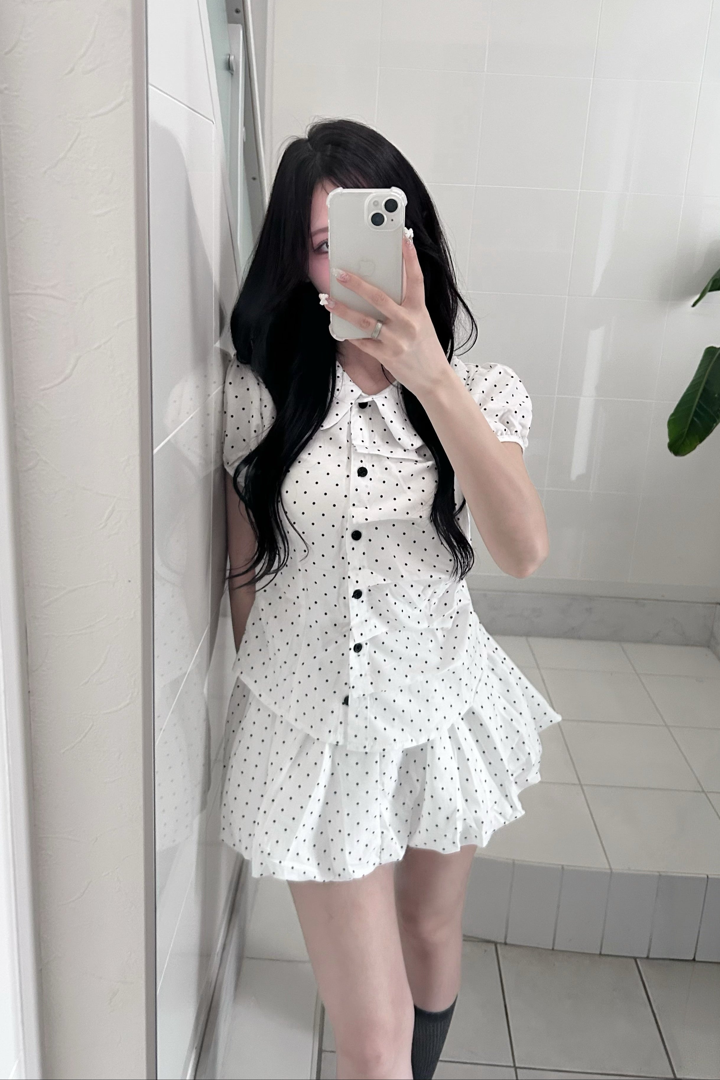 カジュアルドットセットアップ KR30606