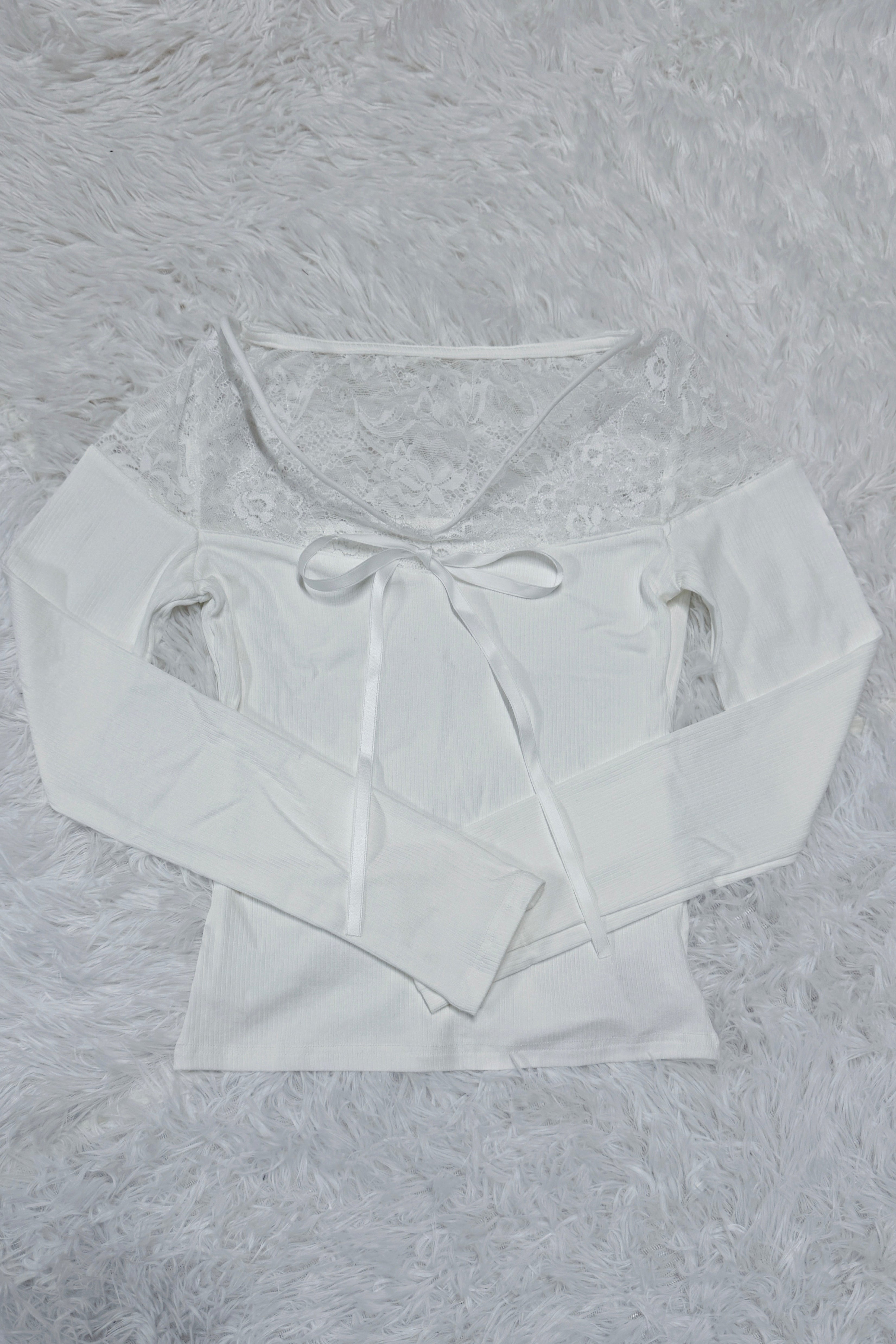 レースリボンクロストップス KR13952