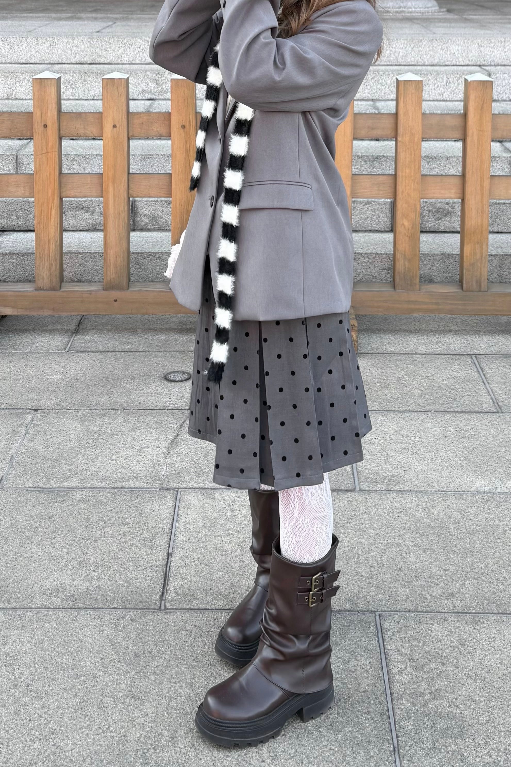 フェザーボーダーマフラー KR13691