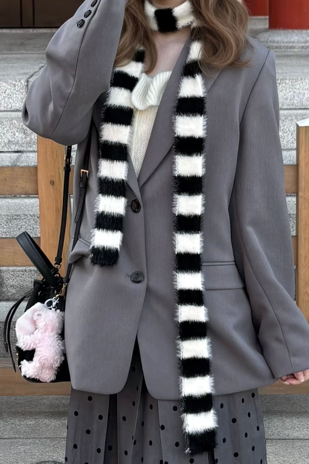 フェザーボーダーマフラー KR13691