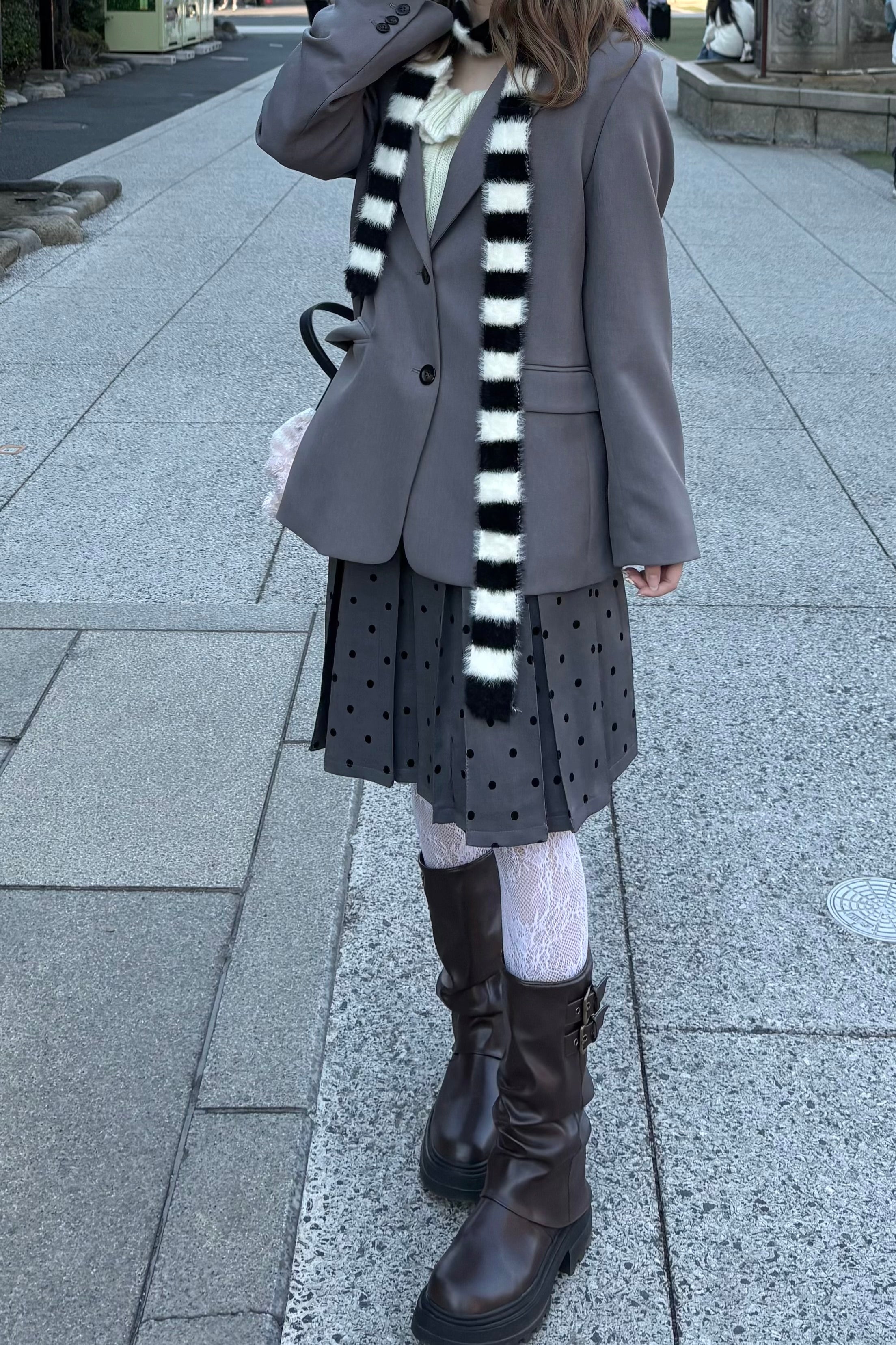 フェザーボーダーマフラー KR13691