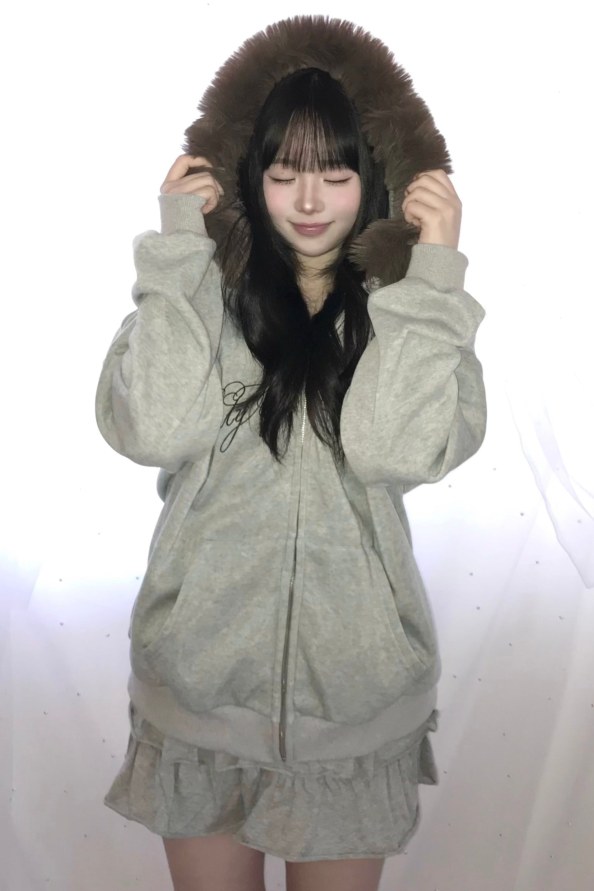 ロゴファーパーカー KR13439