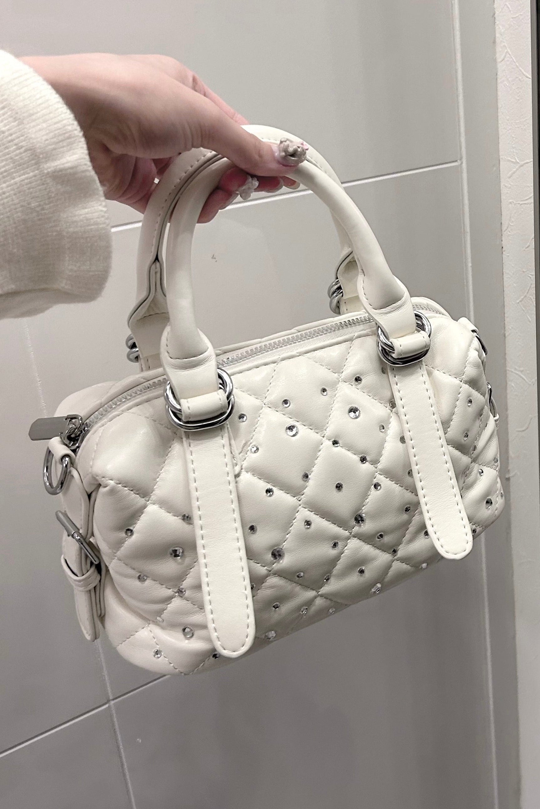 ラインストーンミニバッグ KR13640